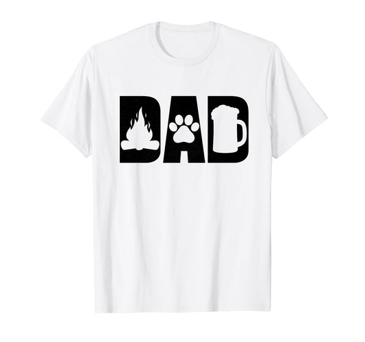 Best Camping Beer Lovin Dog Dad Camper T-Shirt - Unique Graphic for Adults - T-Shirt, Sweatshirt, Hoodie