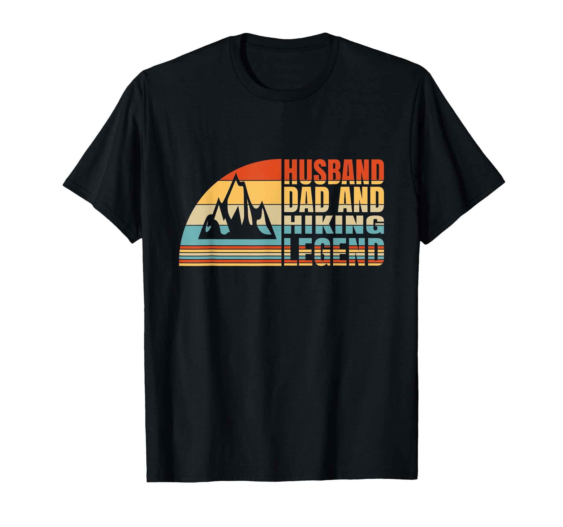Husband Dad And Hiking Legend Hiking T-Shirt - Custom Art Print for Adults - T-Shirt, Sweatshirt, Hoodie