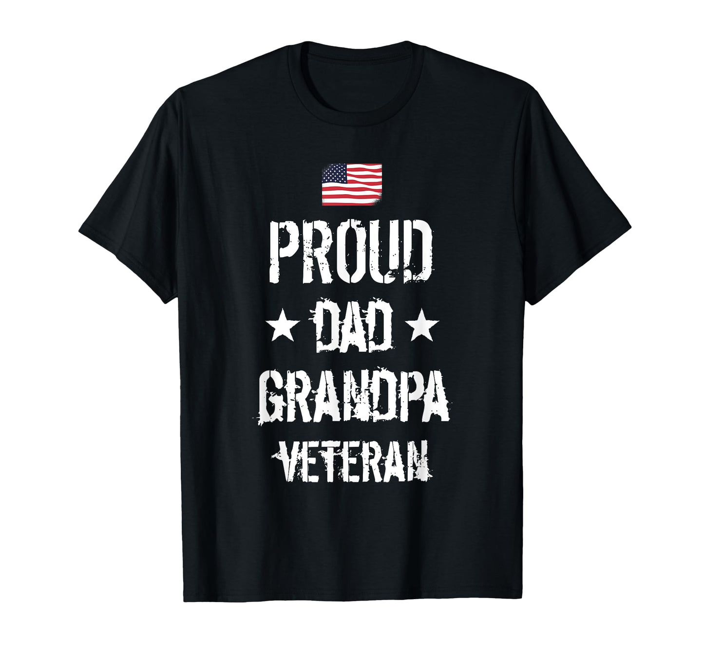 Us Flag Proud Military Grandpa Vet T-Shirt - Trendy Graphic Men Women - T-Shirt, Sweatshirt, Hoodie