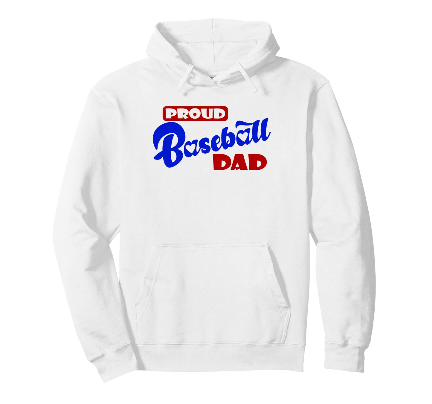 Proud Baseball Dad Game Day Hoodie - Streetwear Style Unisex - T-Shirt, Sweatshirt, Hoodie