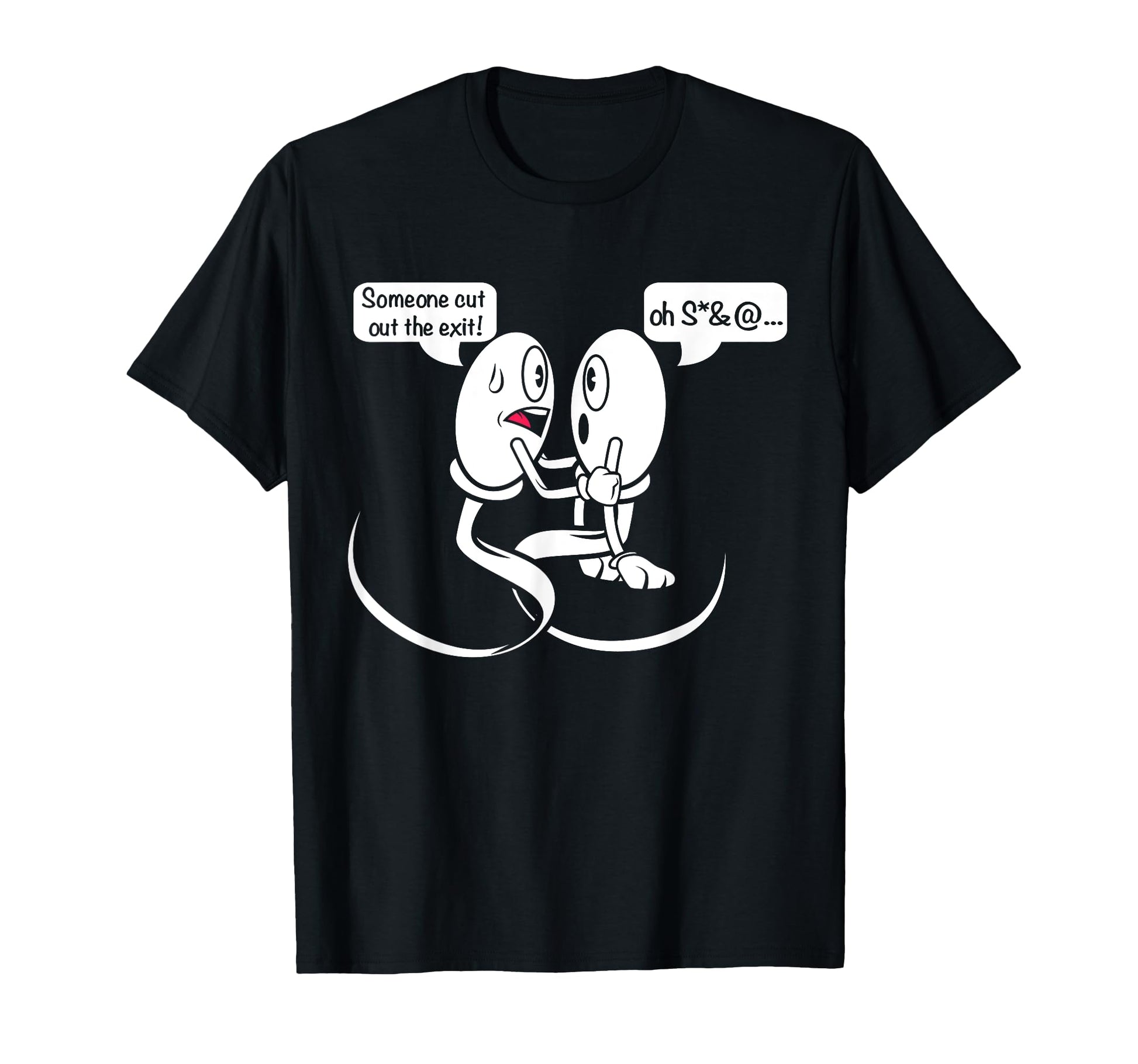 Vasectomy Funny Sperm Shooting T-Shirt - Minimalist Print for Adults - T-Shirt, Sweatshirt, Hoodie