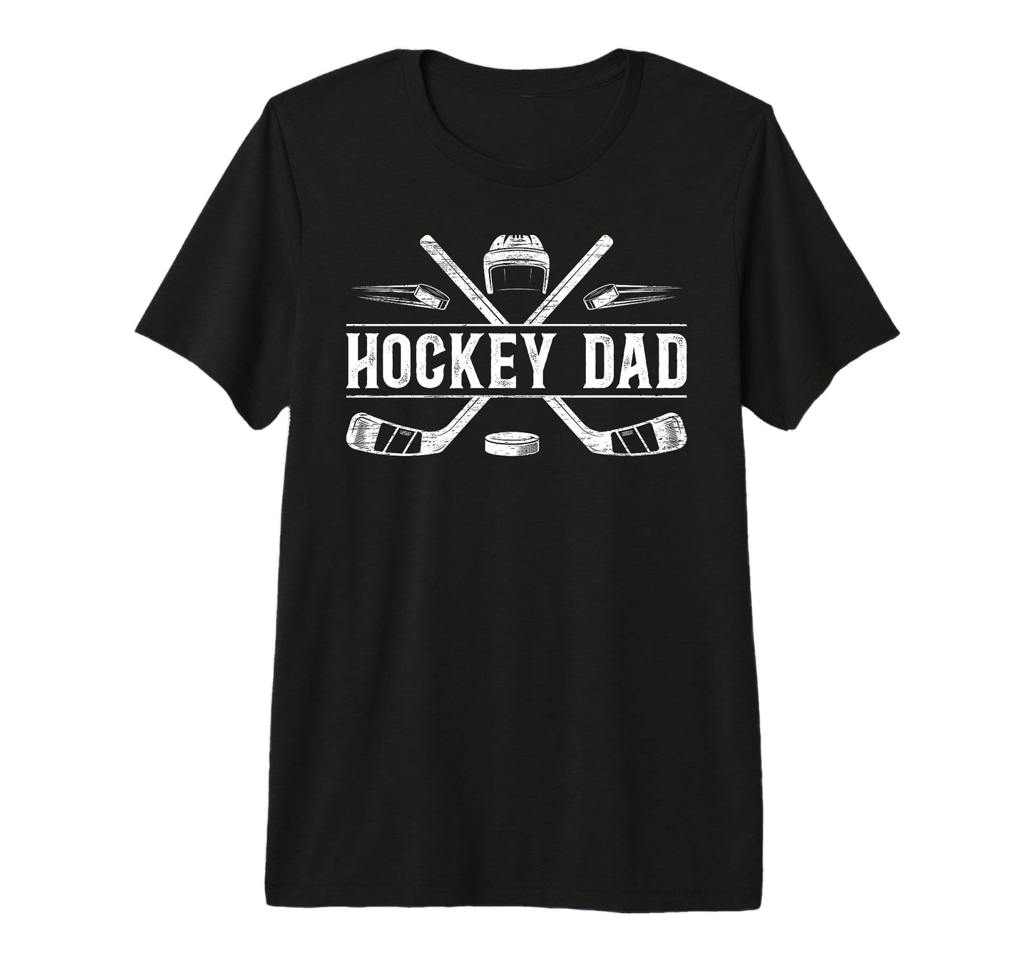 Mens Ice Hockey Dad Ice Hockey Player T-Shirt - Trendy Graphic for Adults - T-Shirt, Sweatshirt, Hoodie