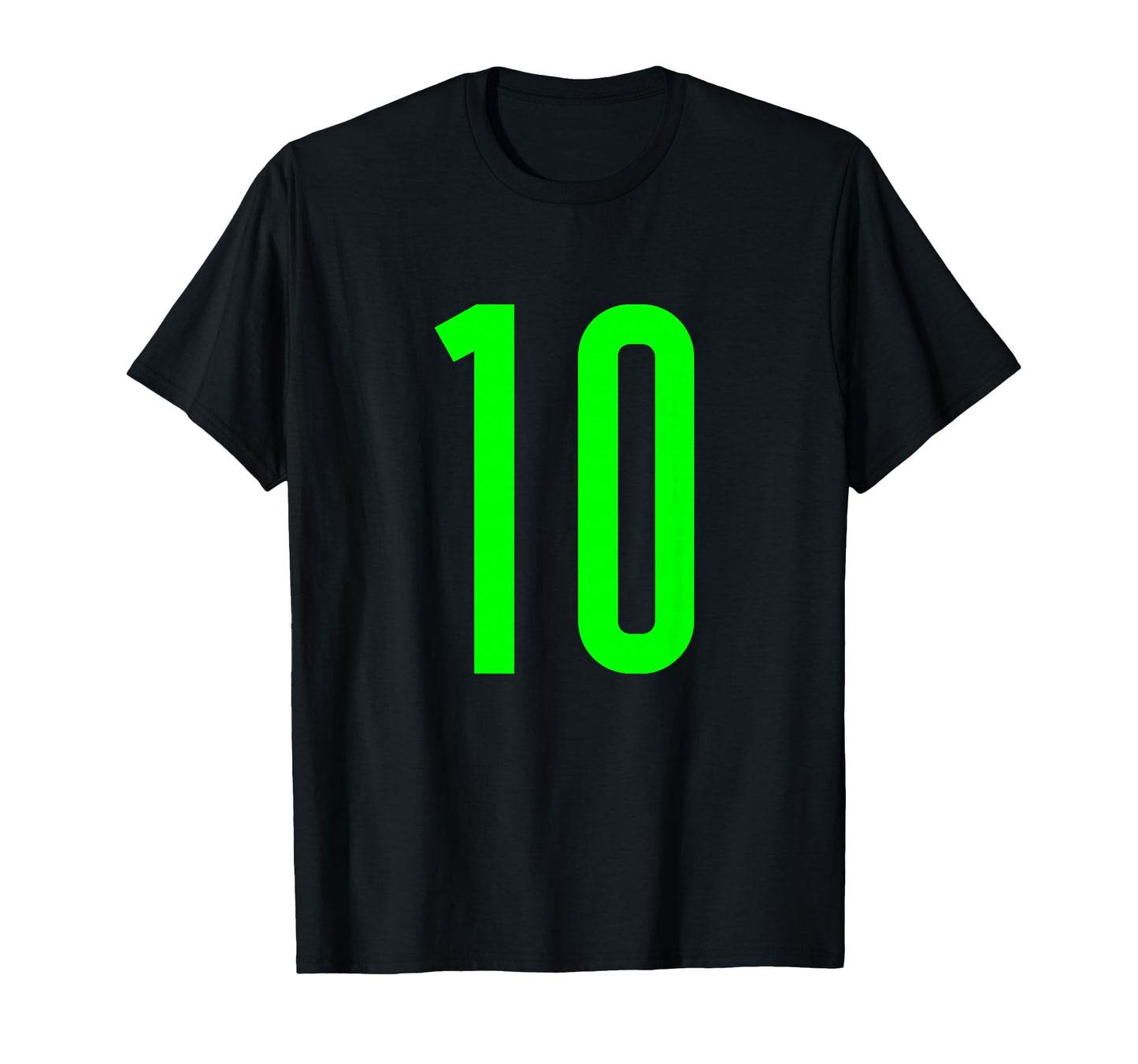 Green Sport Team Number 10 T-Shirt - Novelty Apparel Men Women - T-Shirt, Sweatshirt, Hoodie
