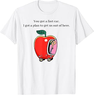 You Got A Fast Car I Got A Plan to Get Us Out of Here Music T-Shirt Unisex T-shirt, Sweatshirt, Hoodie, Long Sleeve Tee - T-Shirt, Sweatshirt, Hoodie