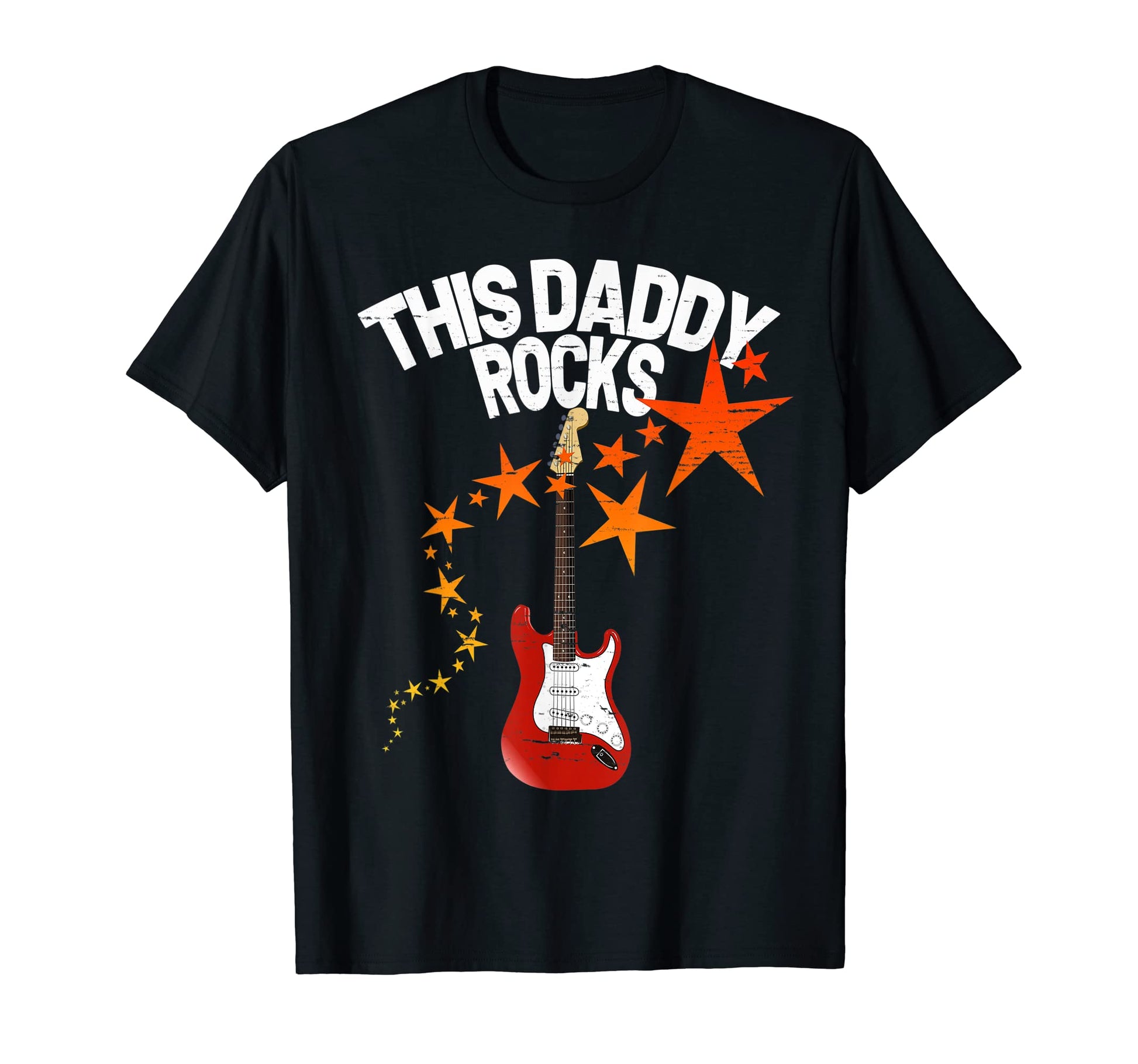 Guitar Rock Daddy This Dad Rocks T-Shirt - Aesthetic Graphic for Adults - T-Shirt, Sweatshirt, Hoodie