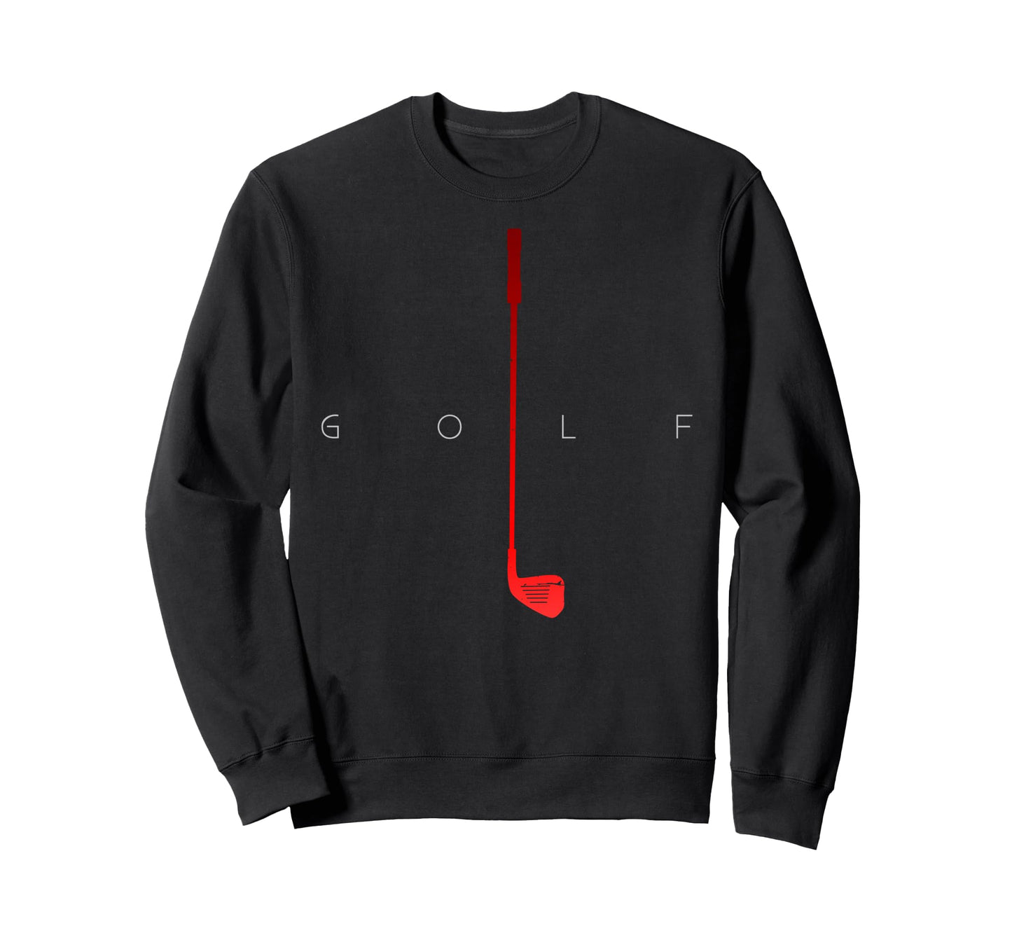 Minimalist Golf Club Ball Golfer Sweatshirt - Custom Art Print Men Women - T-Shirt, Sweatshirt, Hoodie