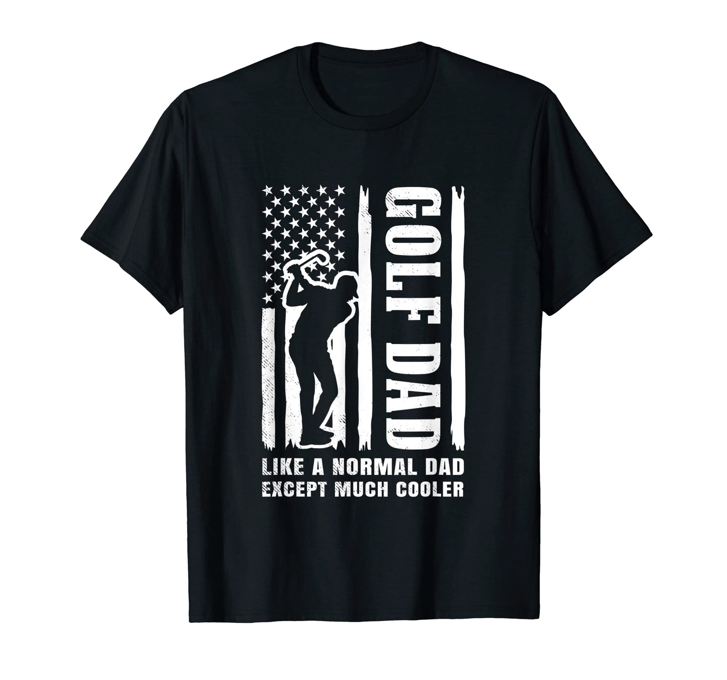 Golf Flag Theme Mixed Funny Dad T-Shirt - Novelty Apparel for Adults - T-Shirt, Sweatshirt, Hoodie