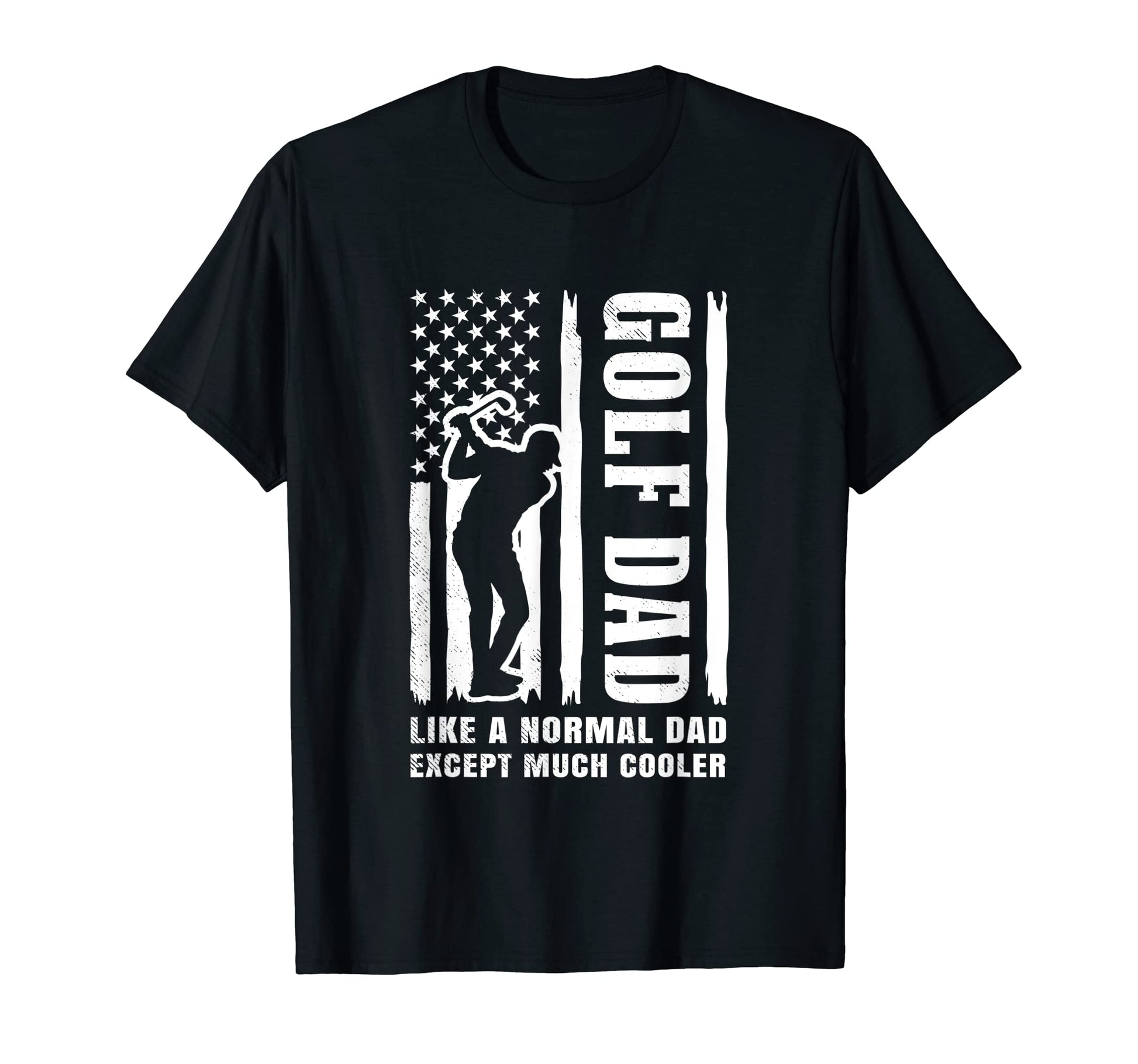 Golf Flag Theme Mixed Funny Dad T-Shirt - Novelty Apparel for Adults - T-Shirt, Sweatshirt, Hoodie