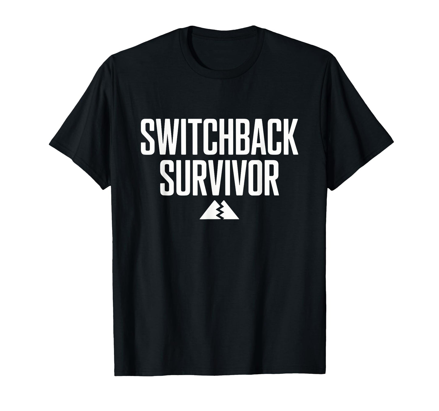 Dad Switchback Survivor Hiking Fathers T-Shirt - Graphic Print for Adults - T-Shirt, Sweatshirt, Hoodie