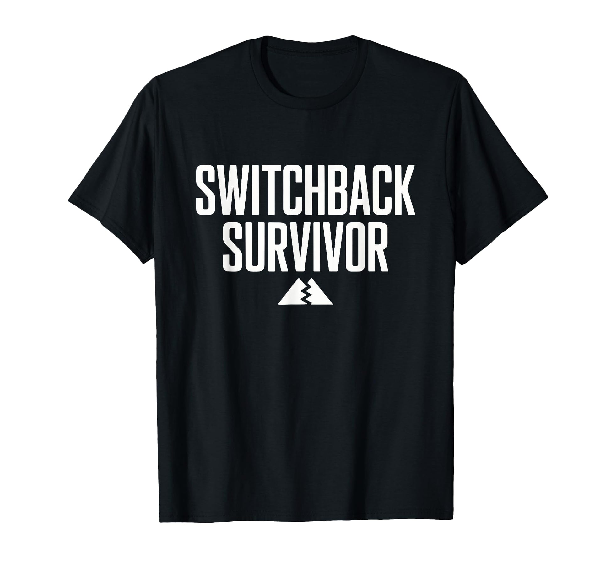 Dad Switchback Survivor Hiking Fathers T-Shirt - Graphic Print for Adults - T-Shirt, Sweatshirt, Hoodie