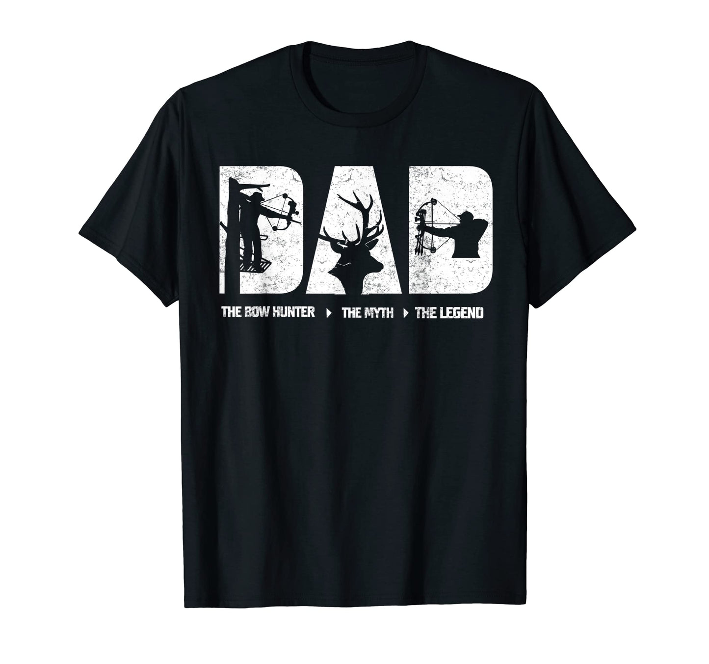 Dad Bow Hunter Myth Legend Hunting T-Shirt - Trendy Graphic Men Women - T-Shirt, Sweatshirt, Hoodie