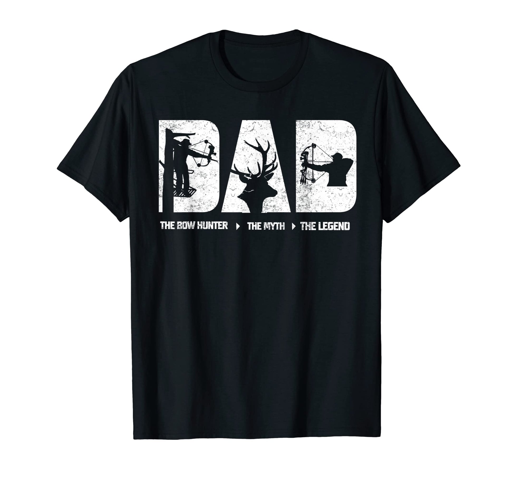 Dad Bow Hunter Myth Legend Hunting T-Shirt - Trendy Graphic Men Women - T-Shirt, Sweatshirt, Hoodie