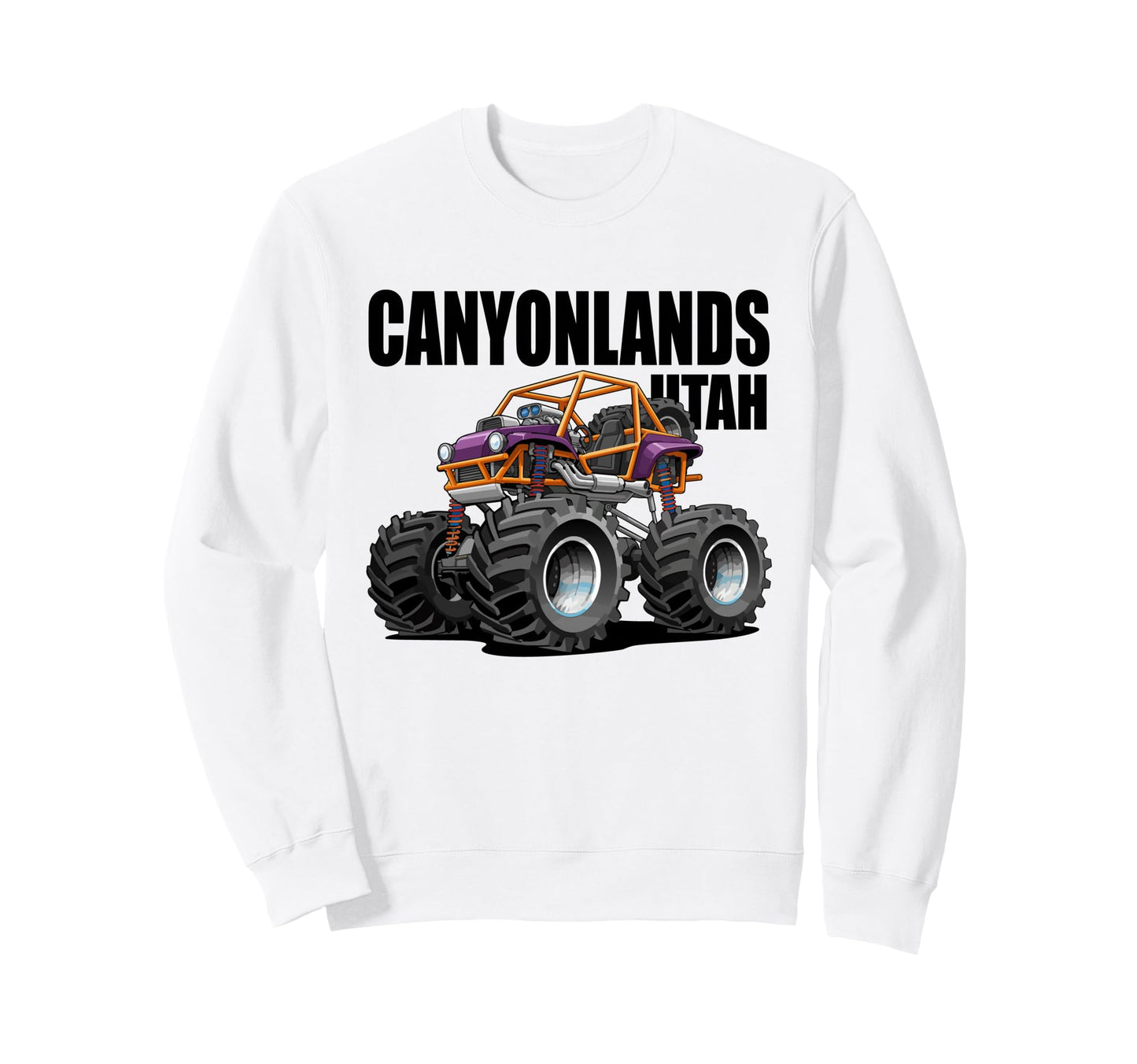 Canyonlands Utah Offroad 4X4 Side Sweatshirt - Streetwear Style Unisex - T-Shirt, Sweatshirt, Hoodie