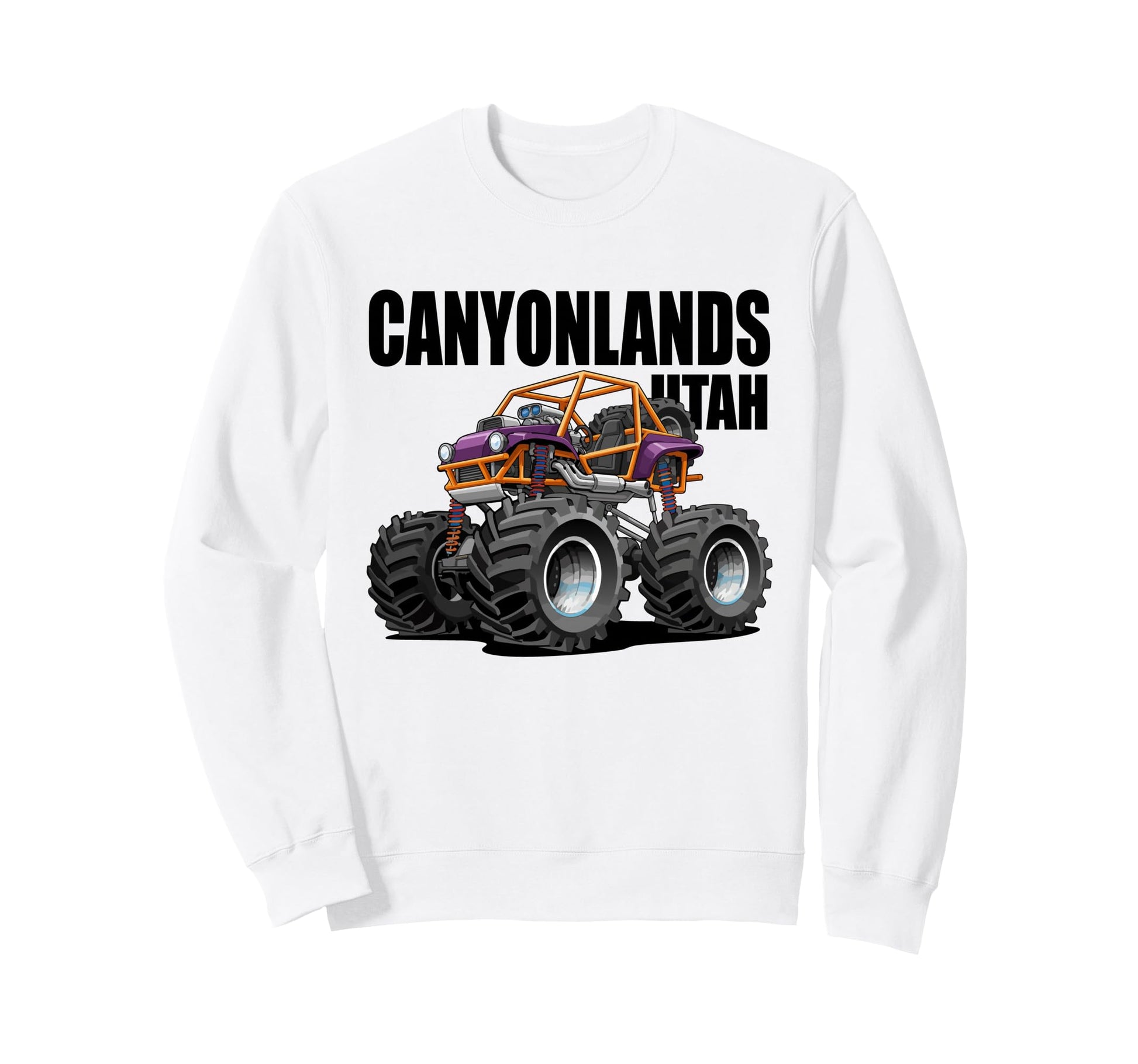 Canyonlands Utah Offroad 4X4 Side Sweatshirt - Streetwear Style Unisex - T-Shirt, Sweatshirt, Hoodie