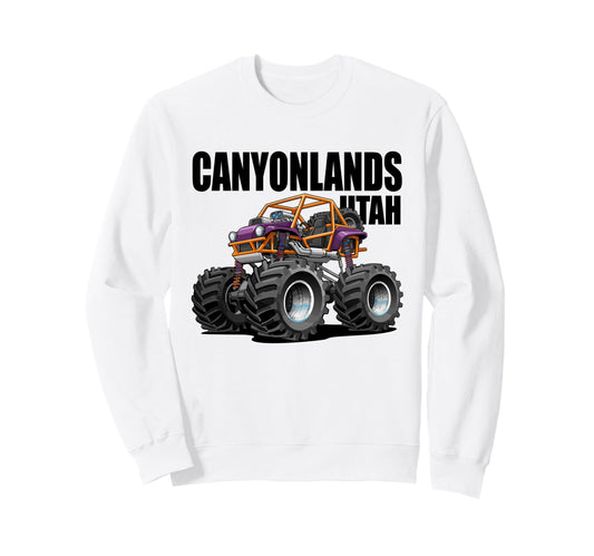 Canyonlands Utah Offroad 4X4 Side Sweatshirt - Streetwear Style Unisex - T-Shirt, Sweatshirt, Hoodie