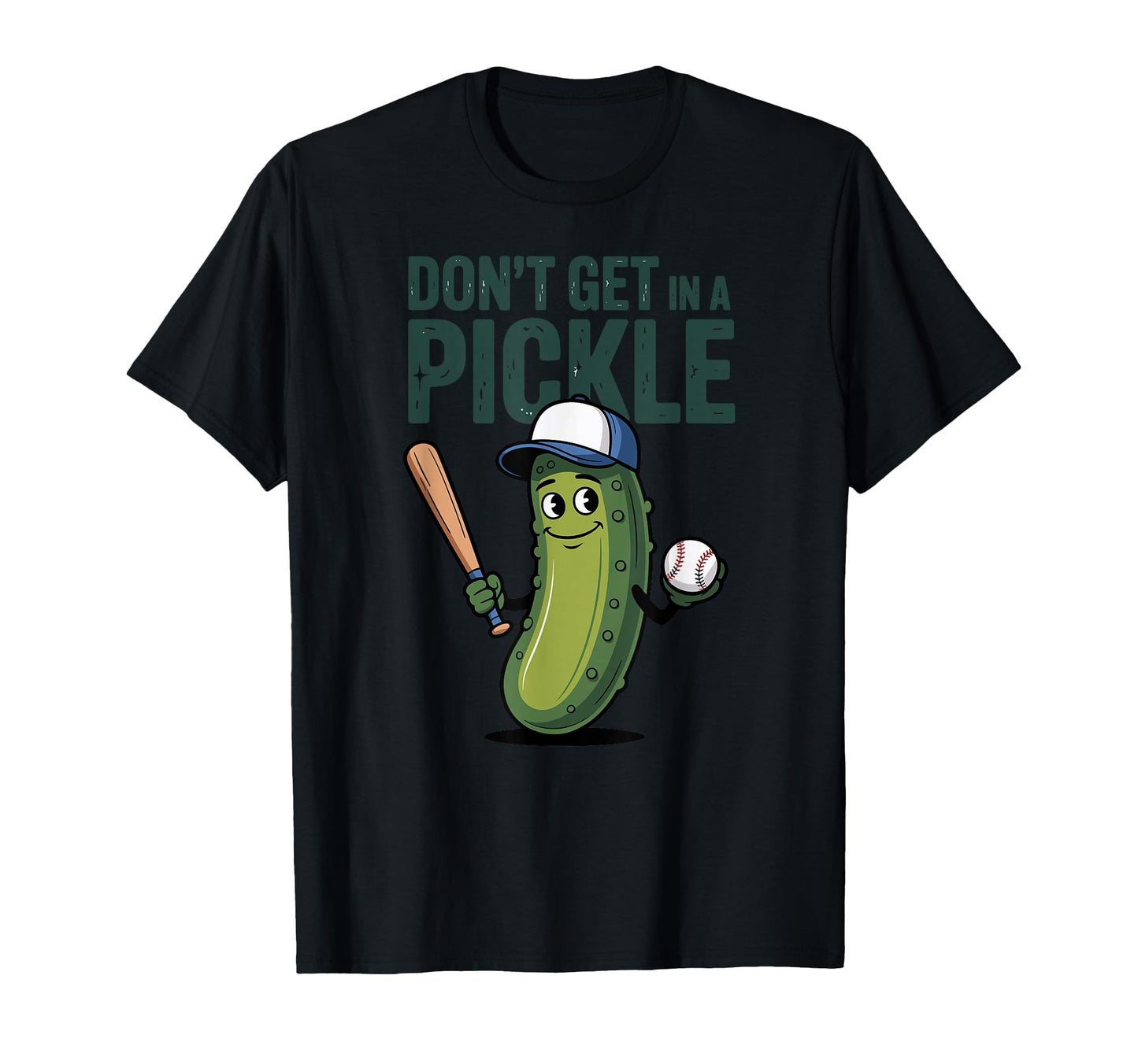 Baseball Softball Dont Get Pickle T-Shirt - Aesthetic Graphic Unisex - T-Shirt, Sweatshirt, Hoodie