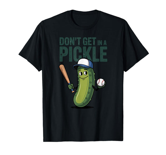 Baseball Softball Dont Get Pickle T-Shirt - Aesthetic Graphic Unisex - T-Shirt, Sweatshirt, Hoodie
