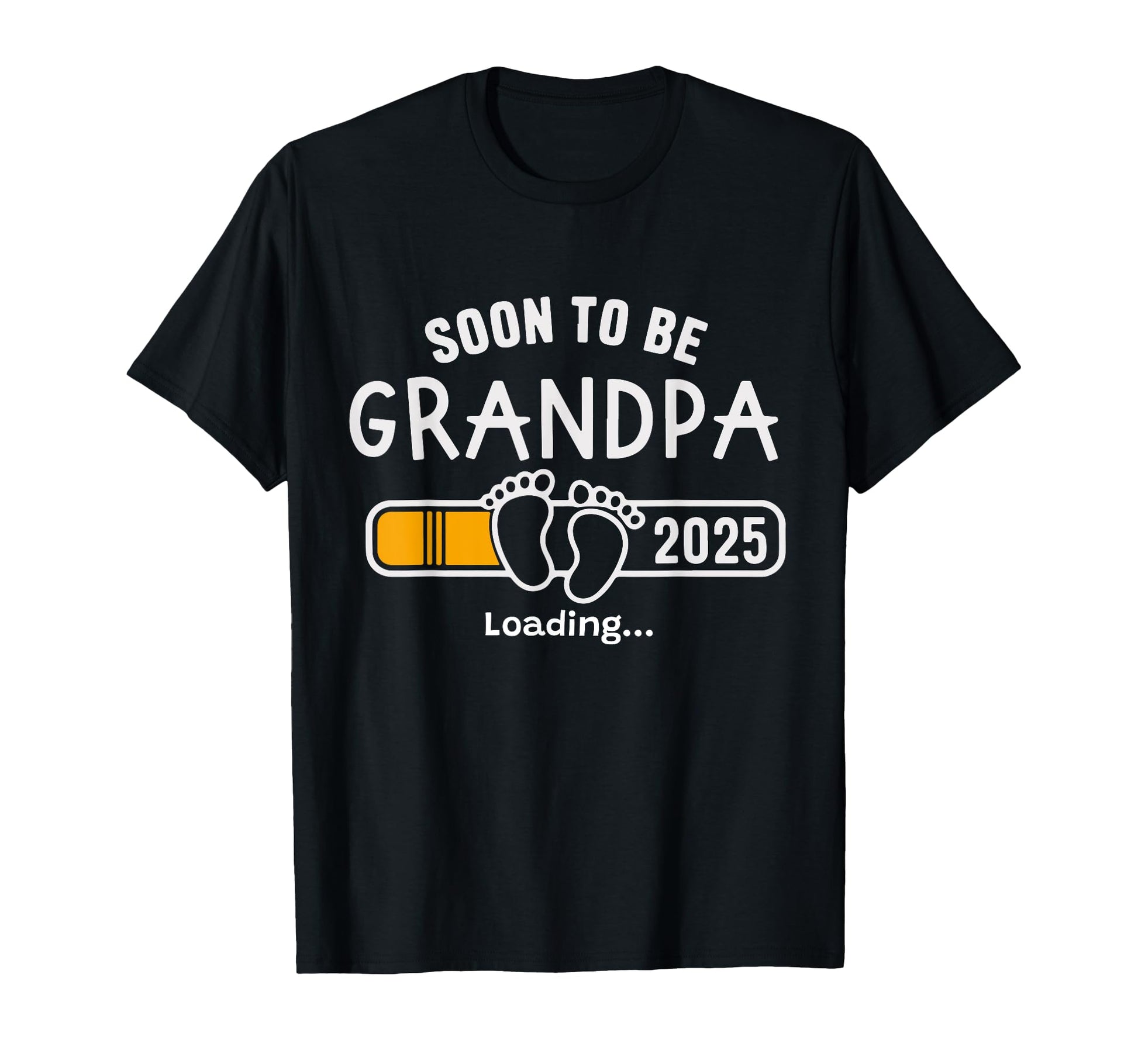 Soon To Be Grandpa 2025 Loading T-Shirt - Novelty Apparel for Adults - T-Shirt, Sweatshirt, Hoodie