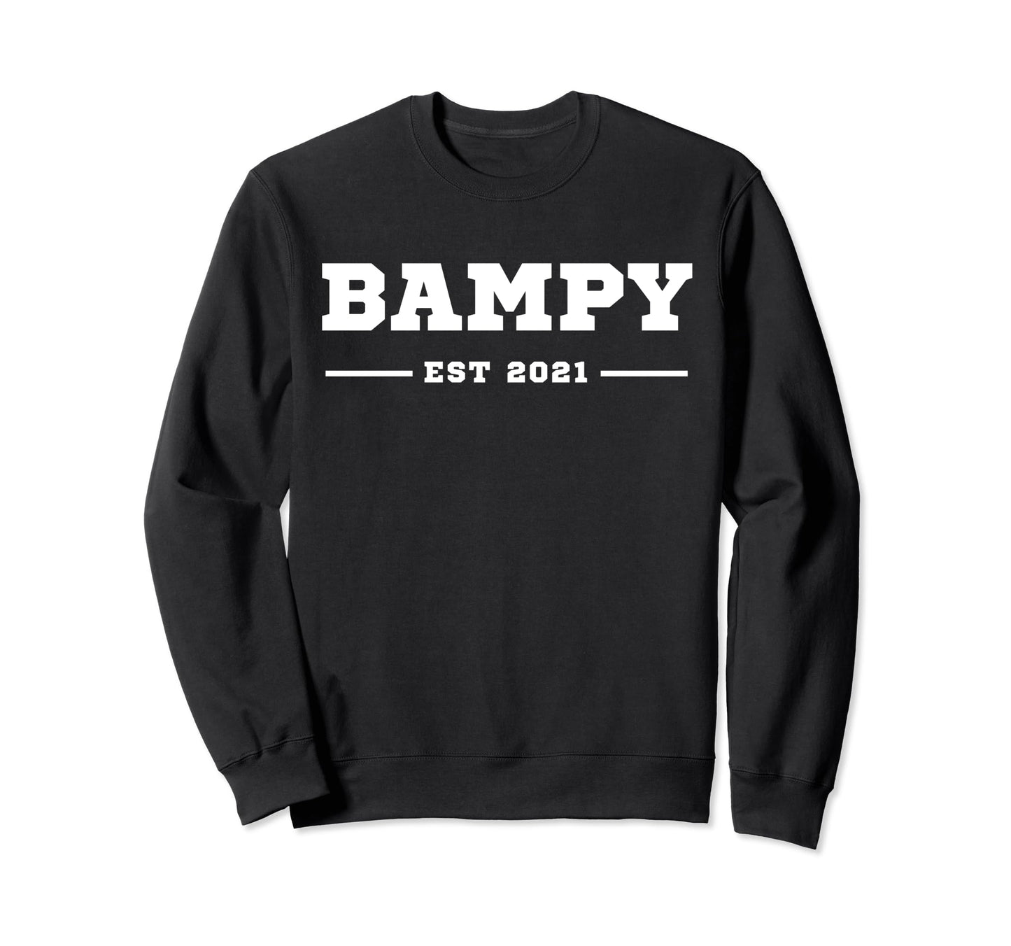 Funny Grandpa Soon To Be Bampy Est Sweatshirt - Minimalist Print Unisex - T-Shirt, Sweatshirt, Hoodie