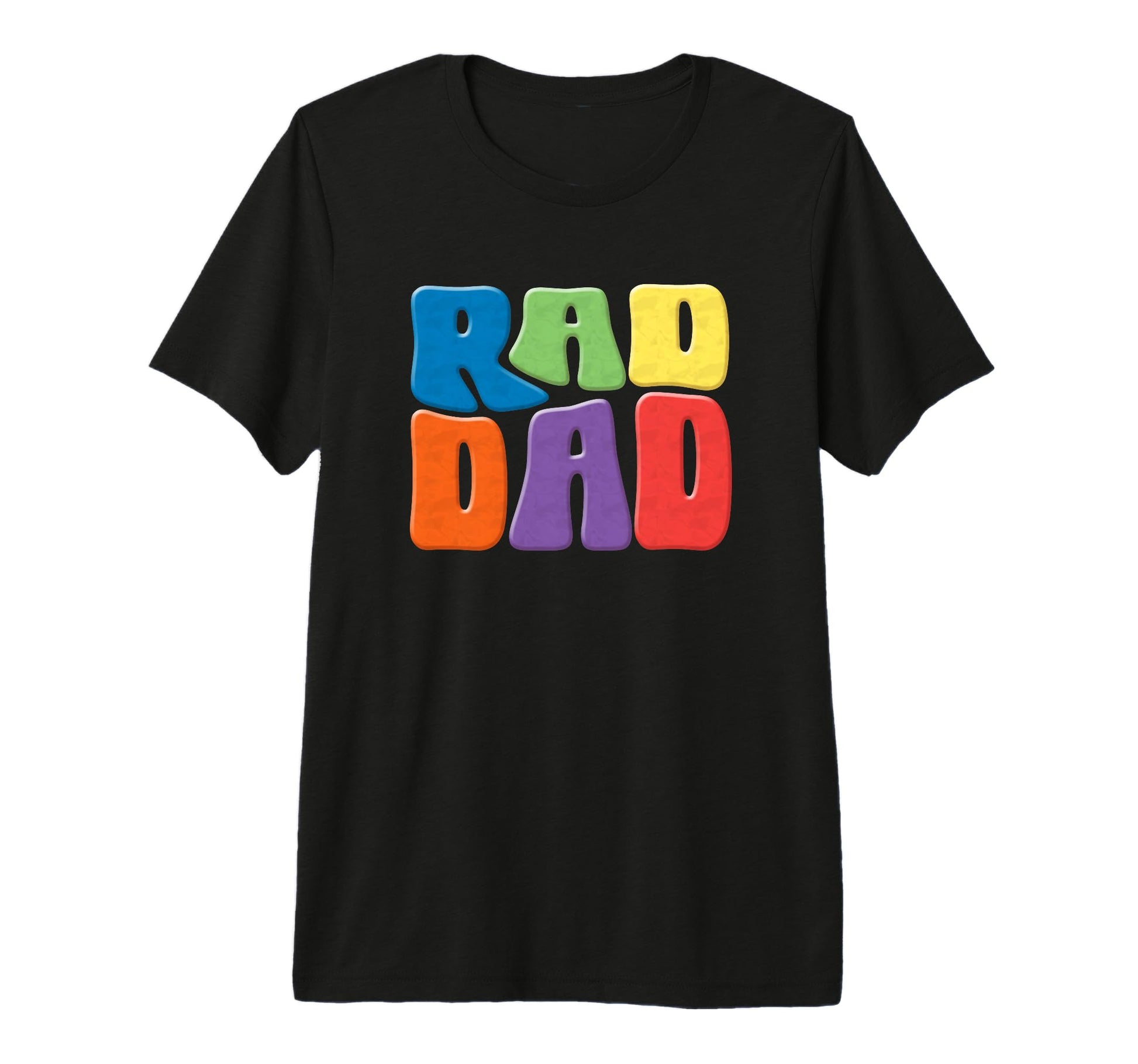 Rad Dad Rad Dad Fathers Day Tri T-Shirt - Casual Everyday Wear for Adults - T-Shirt, Sweatshirt, Hoodie