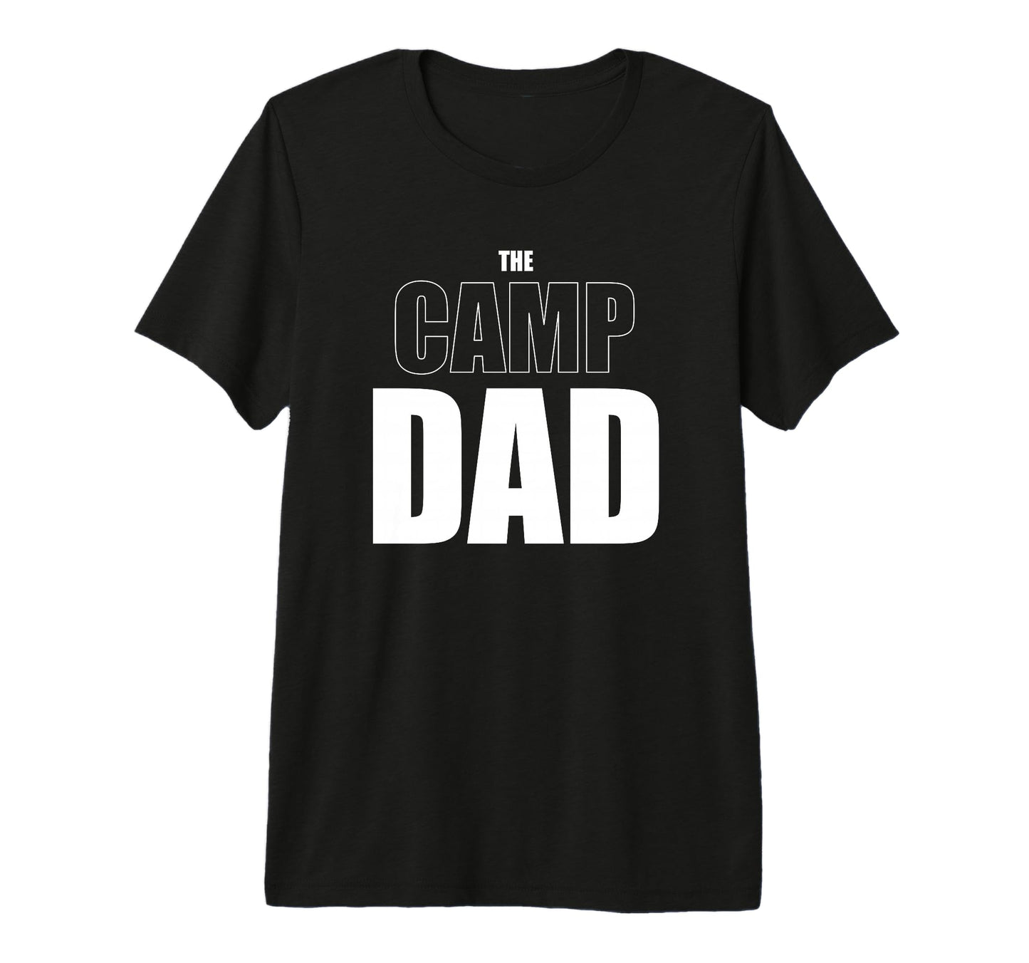 Camp Dad Funny Camping Tri Blend T-Shirt - Unique Graphic Men Women - T-Shirt, Sweatshirt, Hoodie