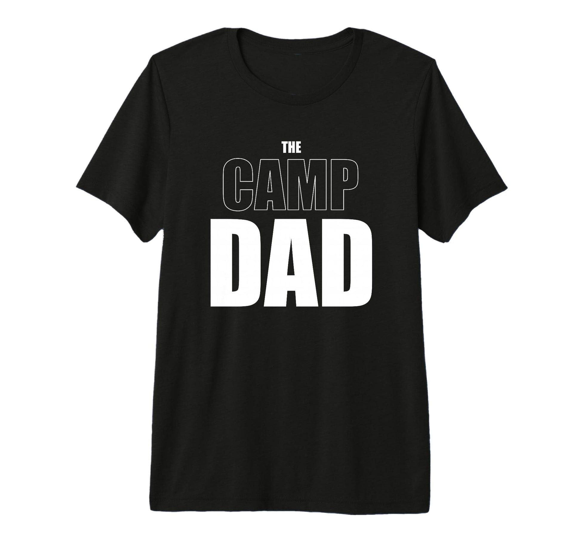Camp Dad Funny Camping Tri Blend T-Shirt - Unique Graphic Men Women - T-Shirt, Sweatshirt, Hoodie