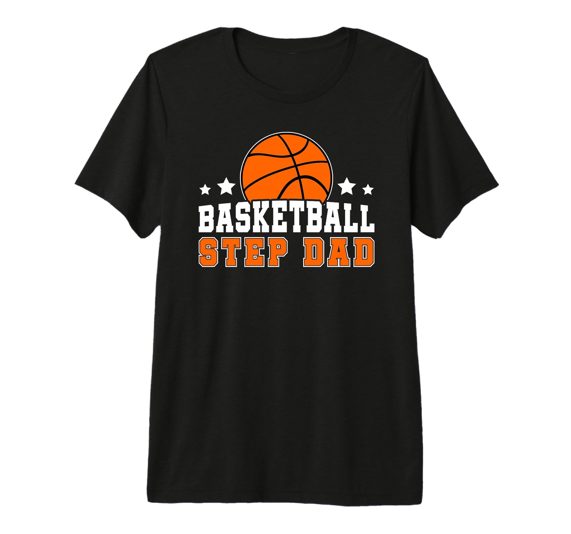 Mens Basketball Step Dad Basketball Player T-Shirt - Trendy Graphic Unisex - T-Shirt, Sweatshirt, Hoodie