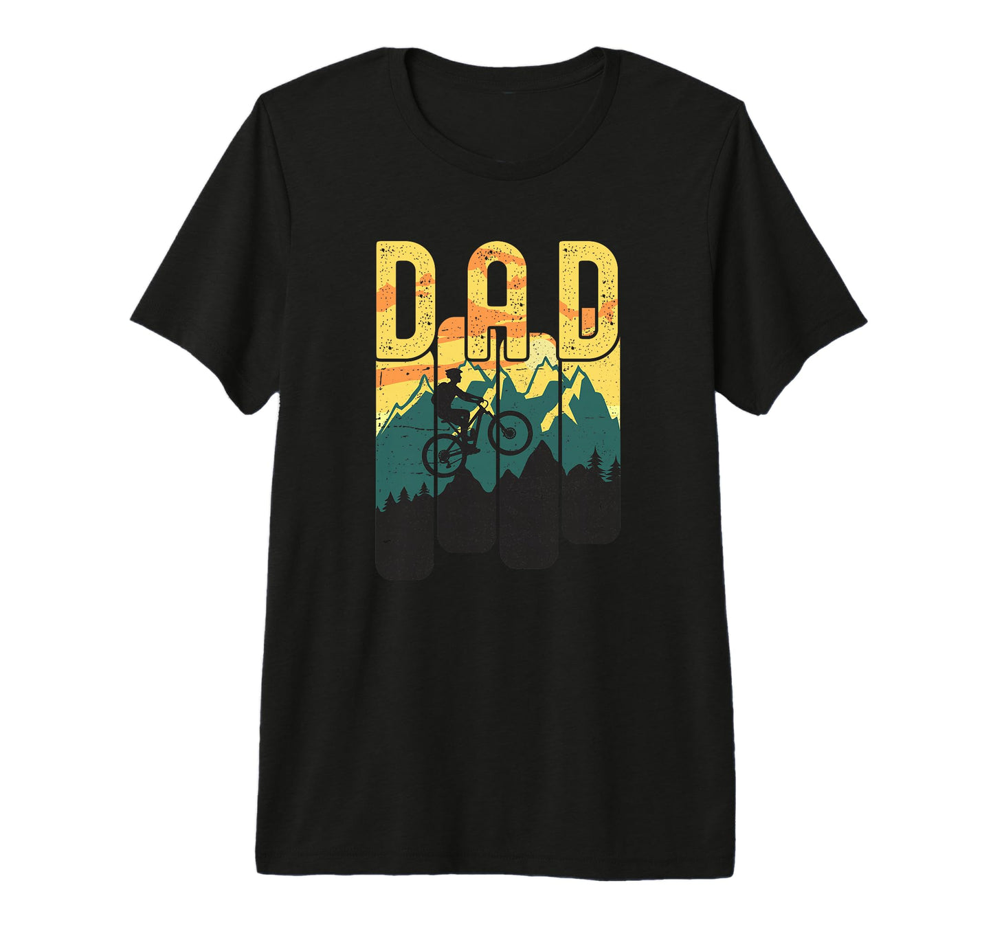 Mountain Biking Dad Mtb Cycling T-Shirt - Unique Graphic for Adults - T-Shirt, Sweatshirt, Hoodie