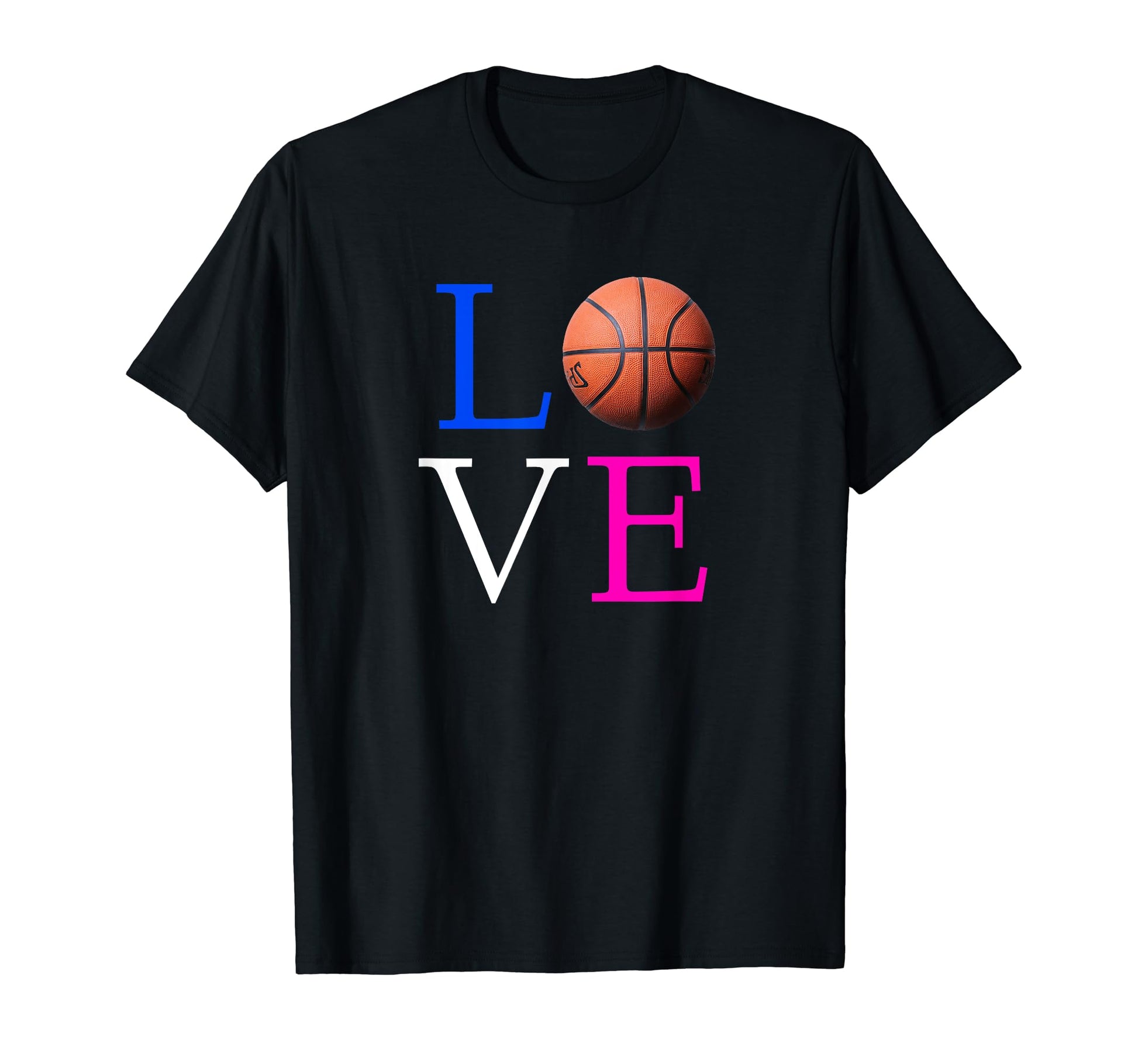 Basketball Love Teens Tweens Moms Dads T-Shirt - Custom Art Print Unisex - T-Shirt, Sweatshirt, Hoodie