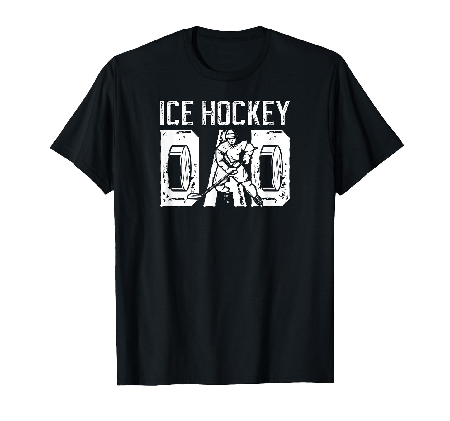 Ice Hockey Dad Hockey Player Hockey T-Shirt - Unique Graphic Men Women - T-Shirt, Sweatshirt, Hoodie