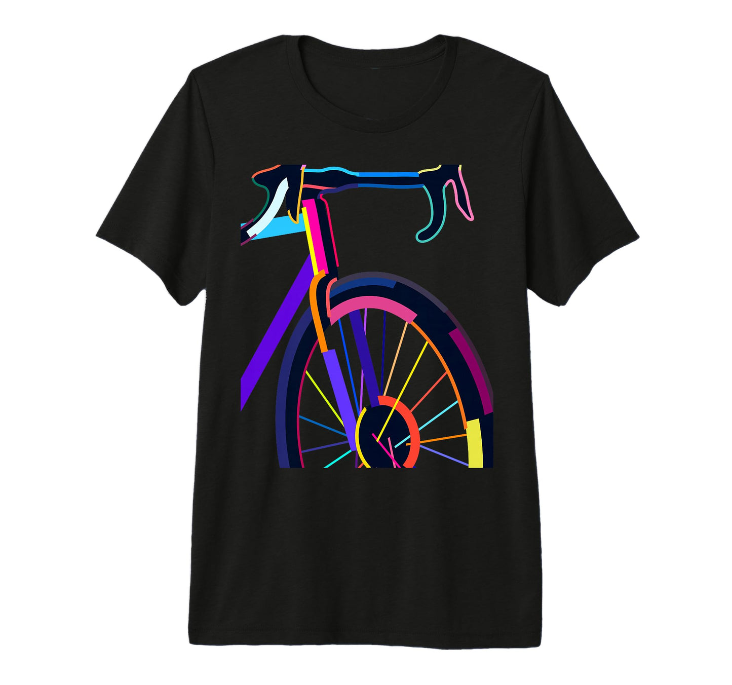 Bright Road Bike Cycle Mum Or Dads T-Shirt - Custom Art Print Men Women - T-Shirt, Sweatshirt, Hoodie