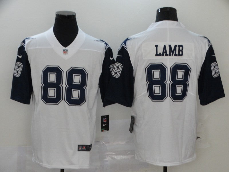 Men's Dallas Cowboys CeeDee Lamb White Game Player Jersey football jersey product view 1