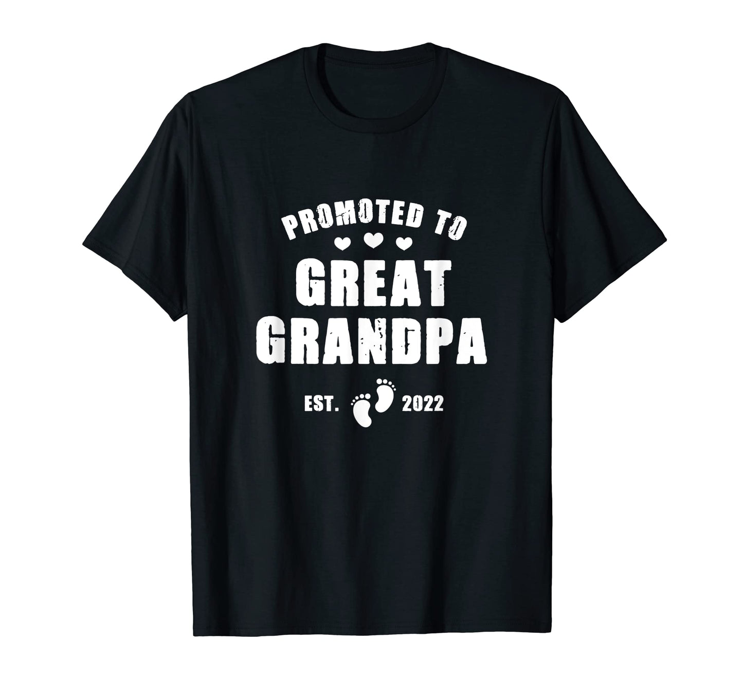 Mens Promoted To Great Grandpa 2022 T-Shirt - Novelty Apparel for Adults - T-Shirt, Sweatshirt, Hoodie
