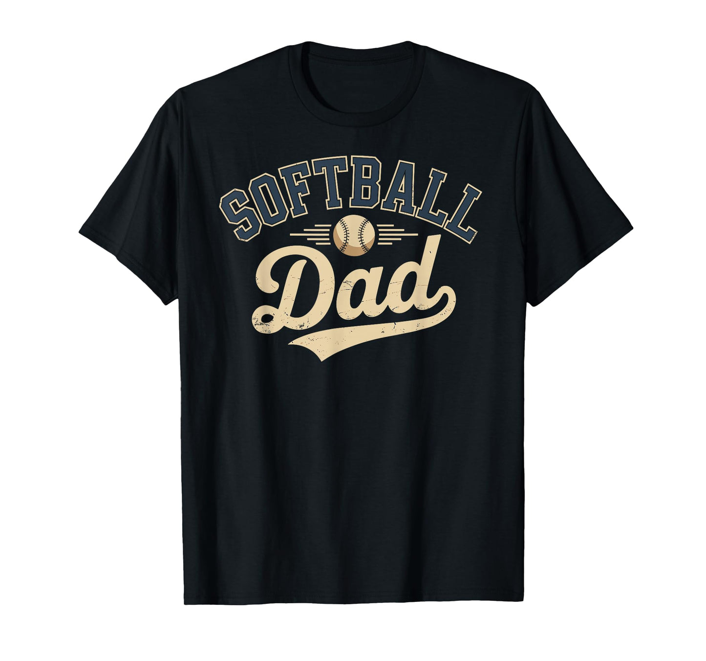 Funny Softball Dad Fathers Day Hoodie - Casual Everyday Wear for Adults - T-Shirt, Sweatshirt, Hoodie
