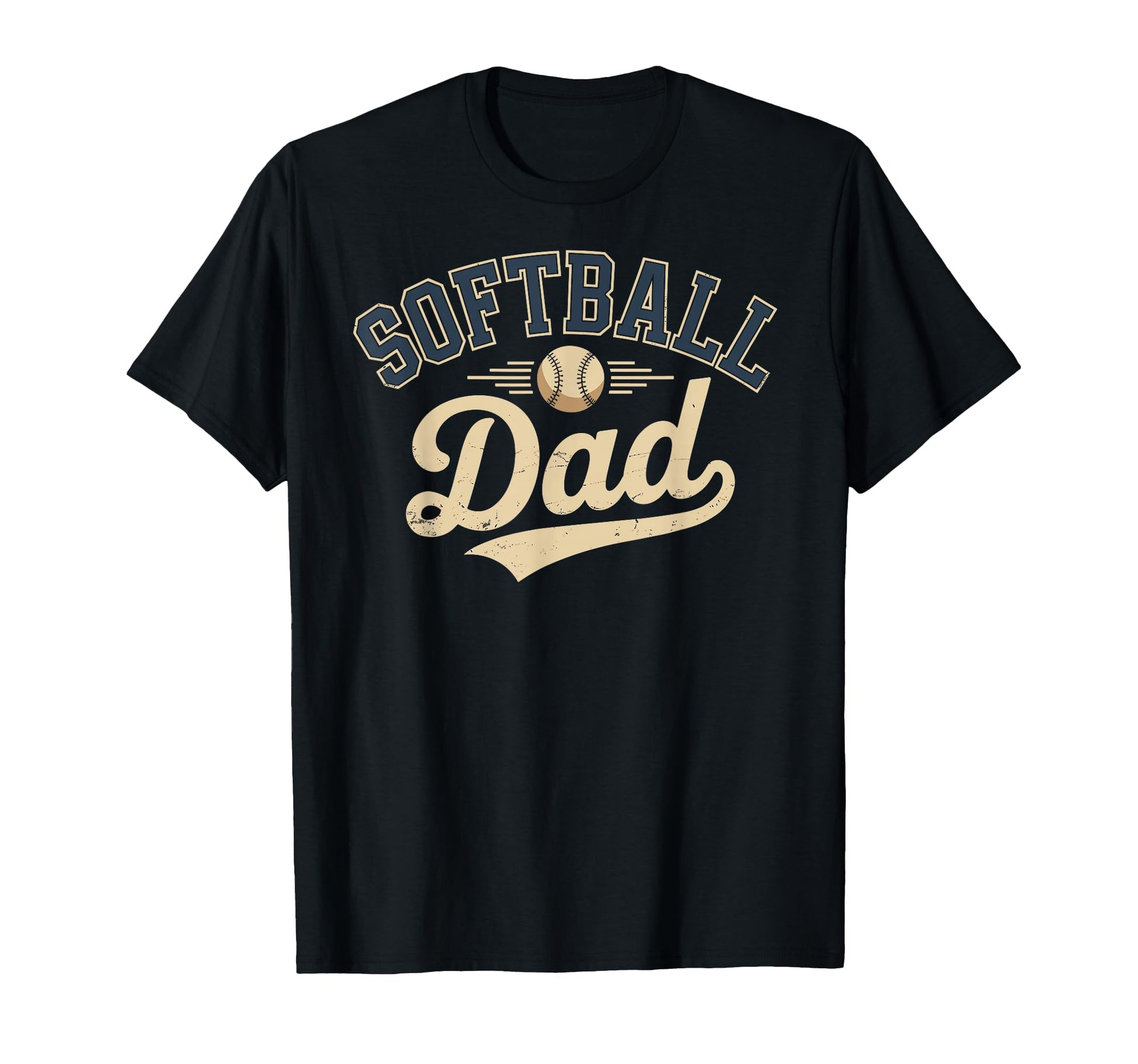 Funny Softball Dad Fathers Day Hoodie - Casual Everyday Wear for Adults - T-Shirt, Sweatshirt, Hoodie
