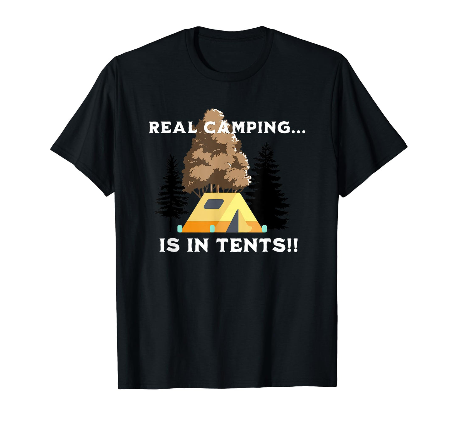 Fun Camping Tents T-Shirt - Trendy Graphic Men Women - T-Shirt, Sweatshirt, Hoodie