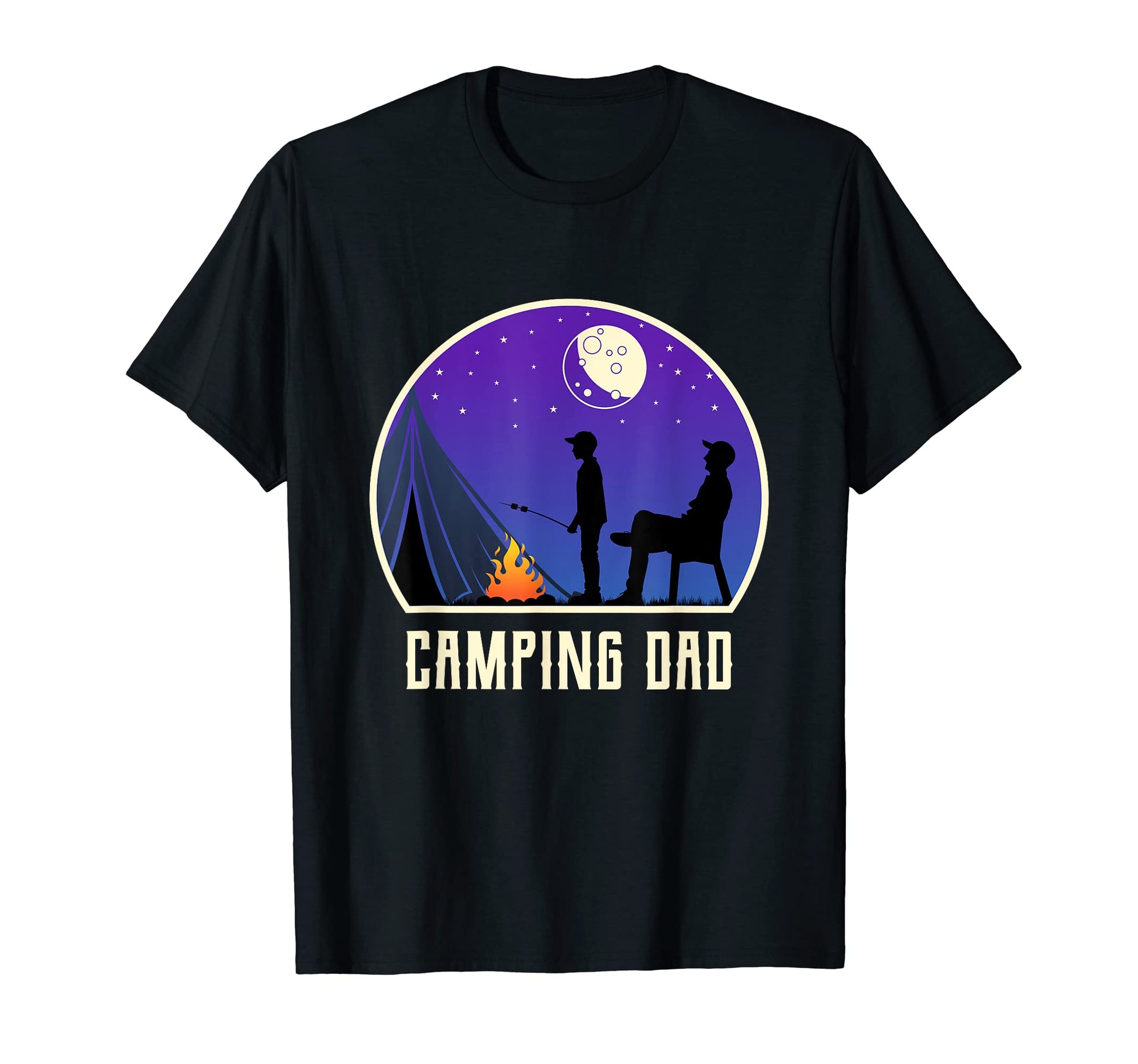 Camping Mountains Wilderness T-Shirt - Fun Novelty Design for Adults - T-Shirt, Sweatshirt, Hoodie