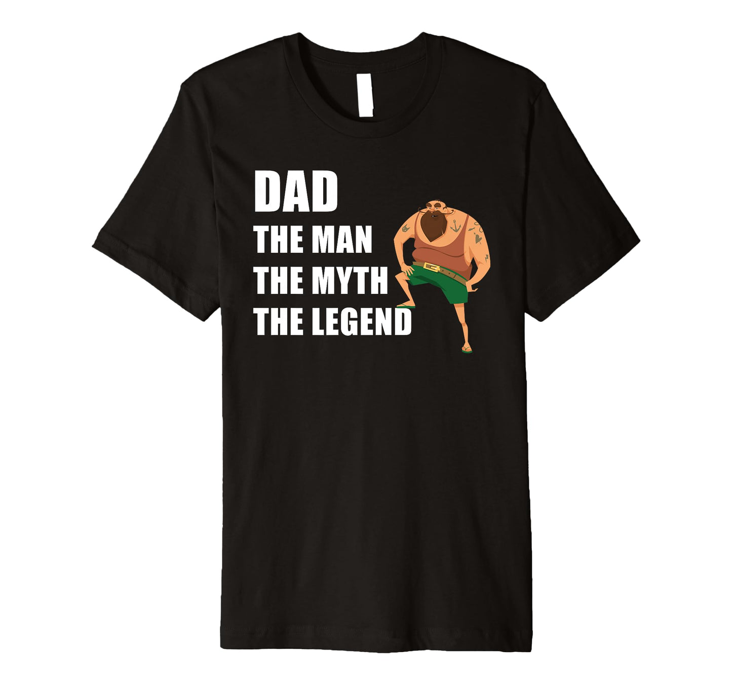 Mens Dad Myth Legend Fathers Day T-Shirt - Aesthetic Graphic for Adults - T-Shirt, Sweatshirt, Hoodie
