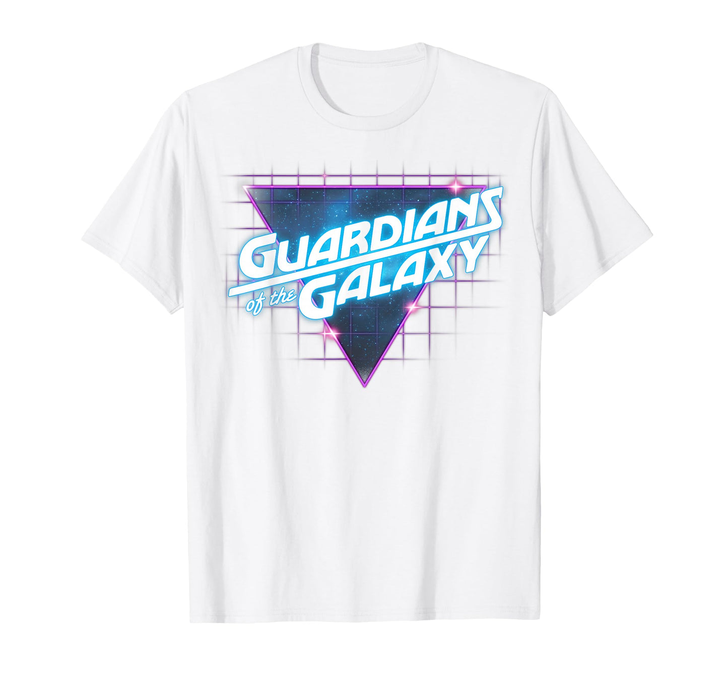 Marvel Guardians Galaxy Grid Neon Logo T-Shirt - Unique Graphic Unisex - T-Shirt, Sweatshirt, Hoodie