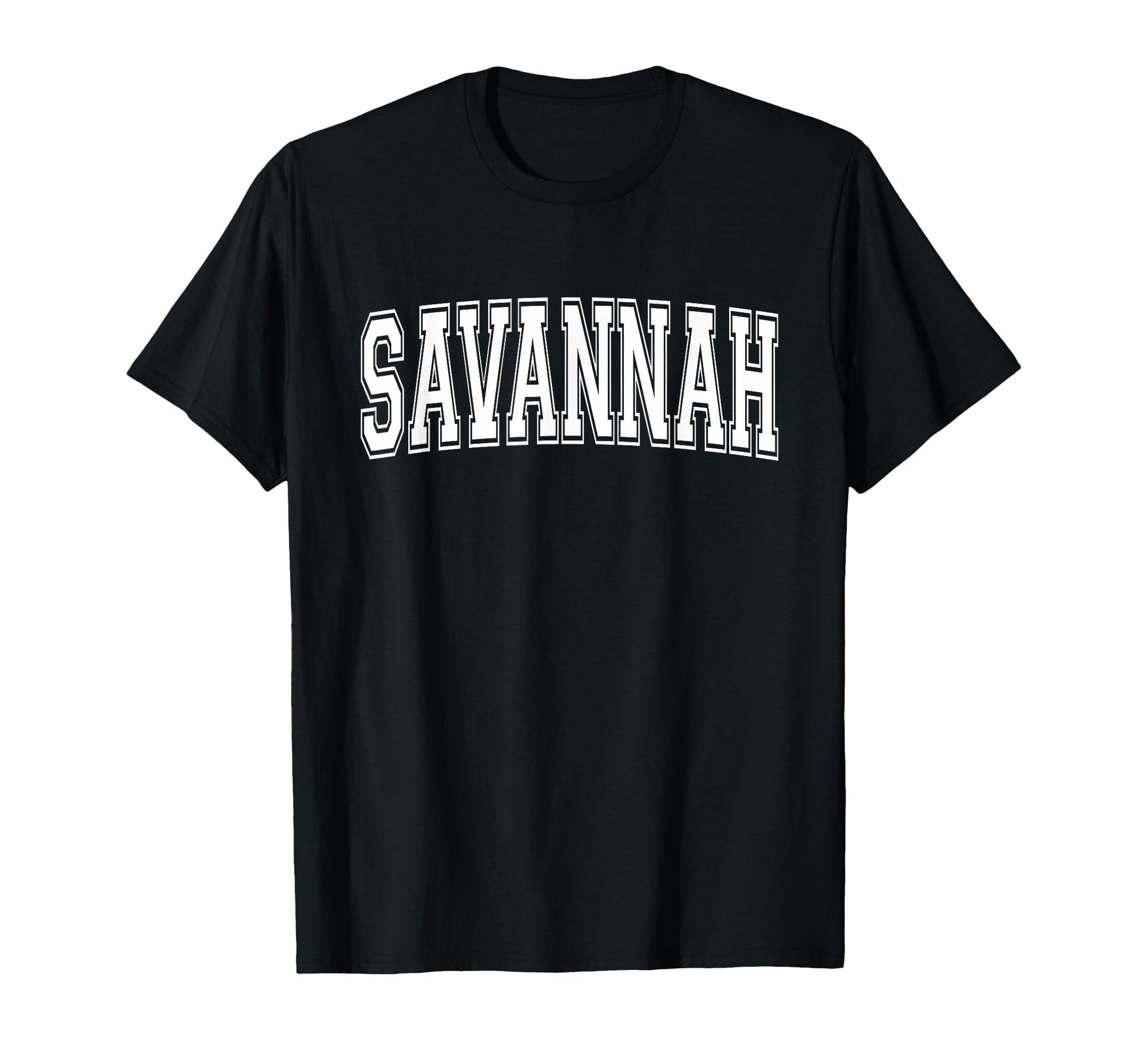 Savannah Ga Georgia Usa Sports Varsity T-Shirt - Minimalist Print Unisex - T-Shirt, Sweatshirt, Hoodie