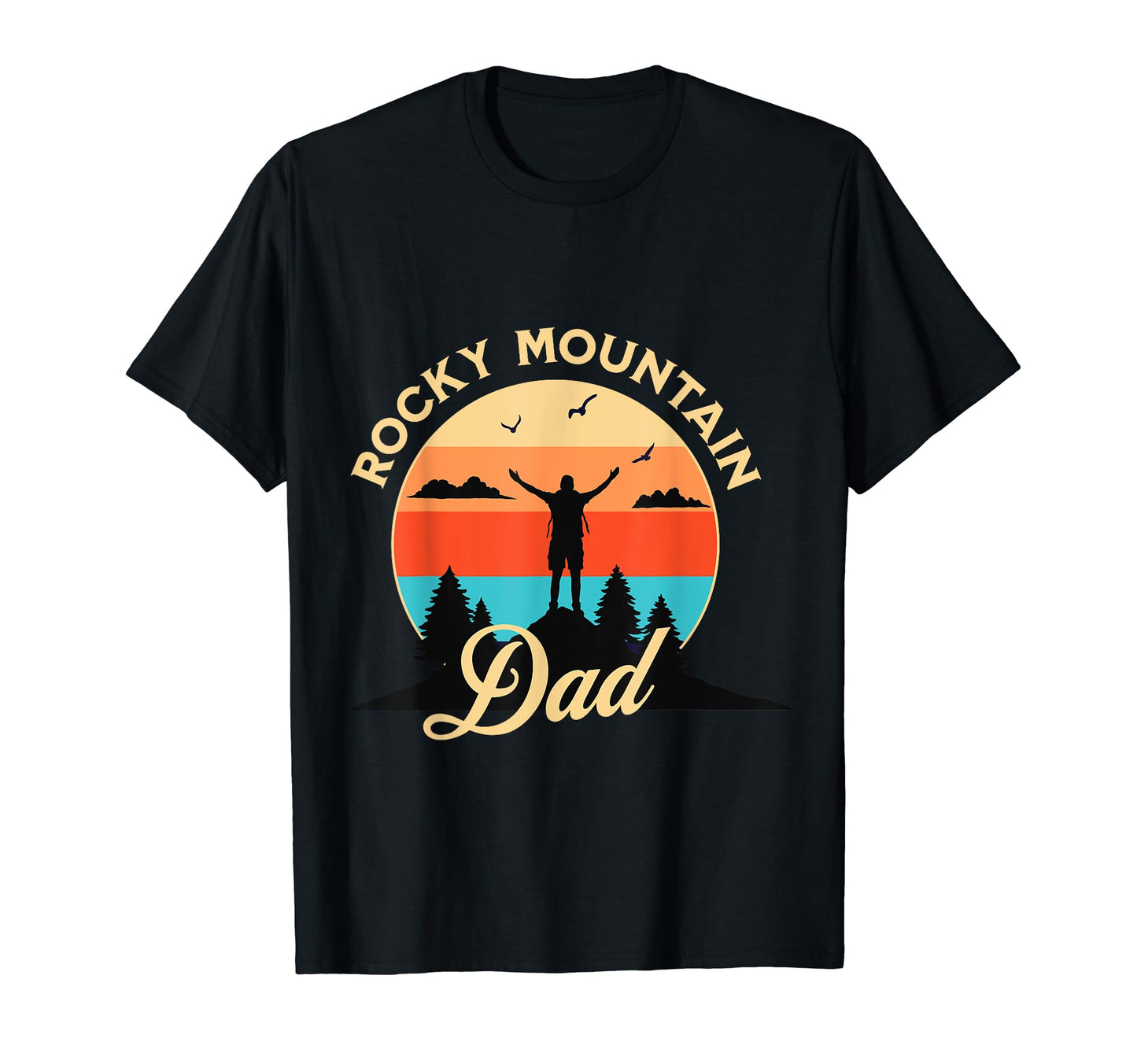 Hiking Dad Mountain Climbing Trekking T-Shirt - Minimalist Print Men Women - T-Shirt, Sweatshirt, Hoodie