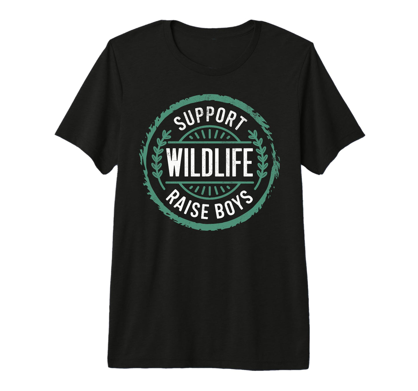Support Wildlife Raise Camping Mom Dad T-Shirt - Graphic Print Men Women - T-Shirt, Sweatshirt, Hoodie