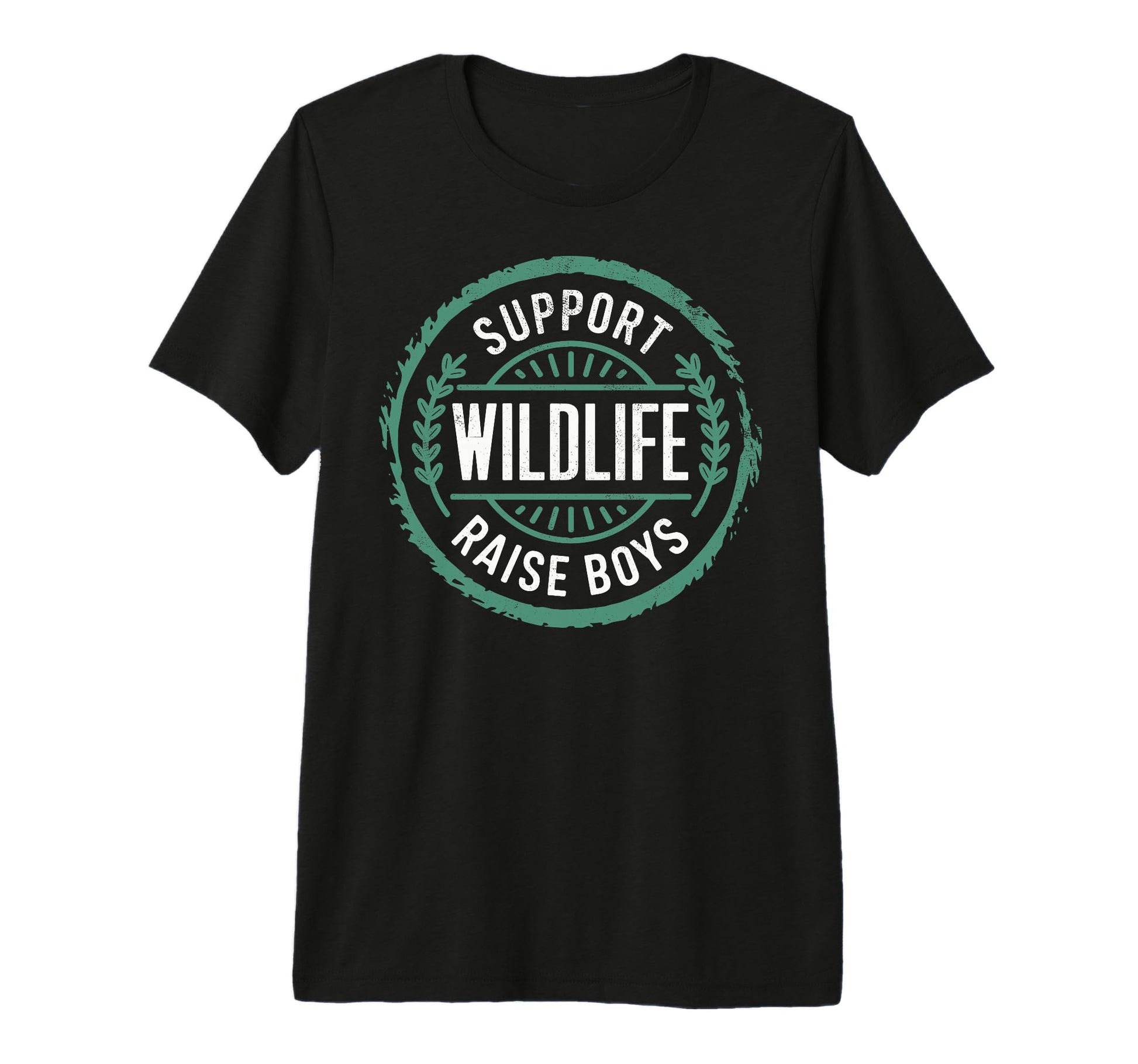 Support Wildlife Raise Camping Mom Dad T-Shirt - Graphic Print Men Women - T-Shirt, Sweatshirt, Hoodie