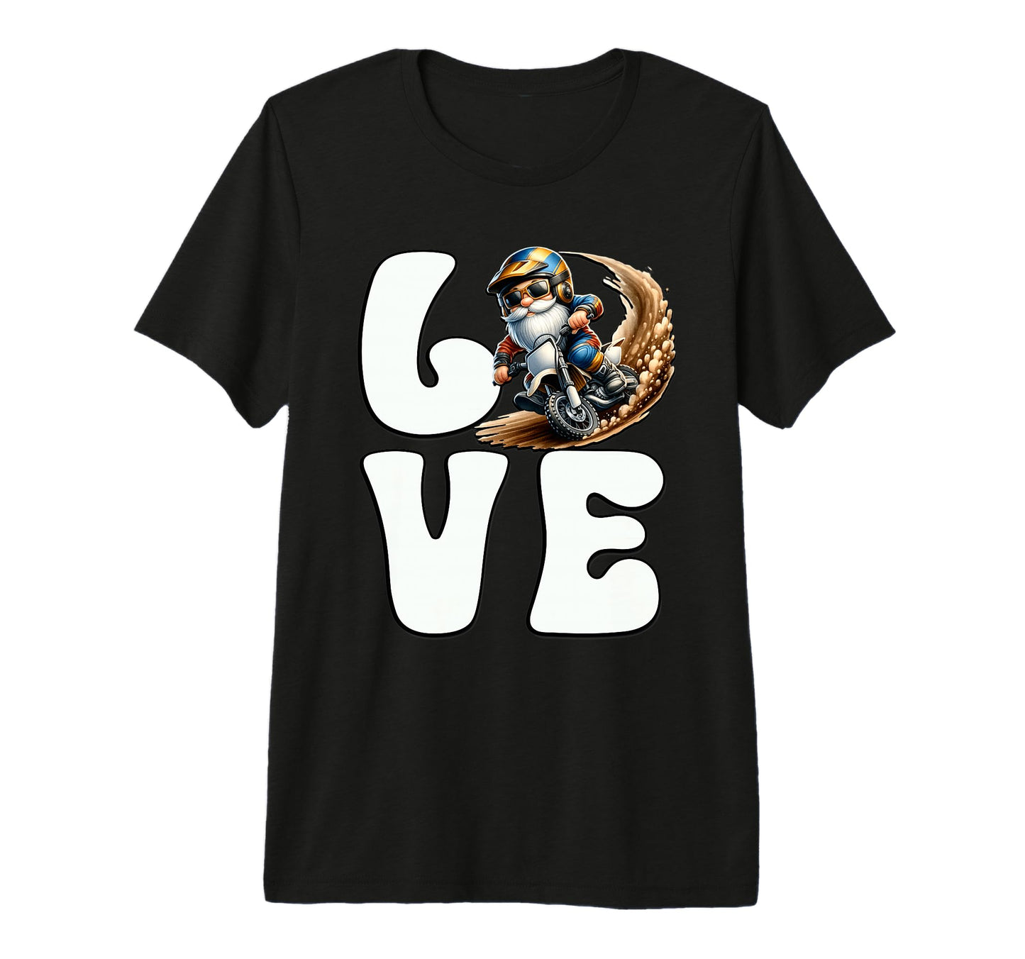 Motocross Grandpa Gnome Dirt Bike Dad T-Shirt - Trendy Graphic Men Women - T-Shirt, Sweatshirt, Hoodie