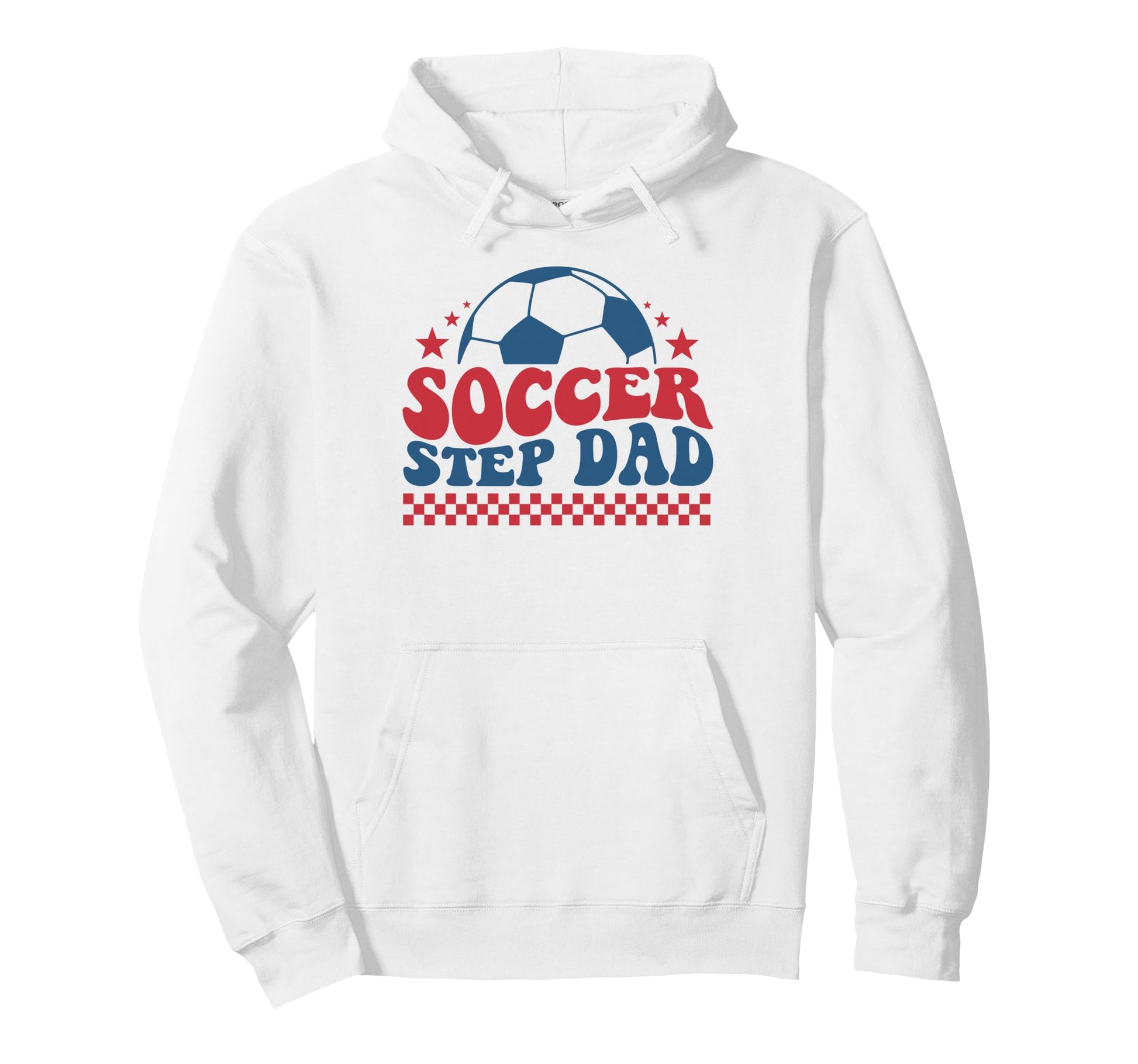 Soccer Step Dad Father Soccer Sideline Hoodie - Minimalist Print Unisex - T-Shirt, Sweatshirt, Hoodie