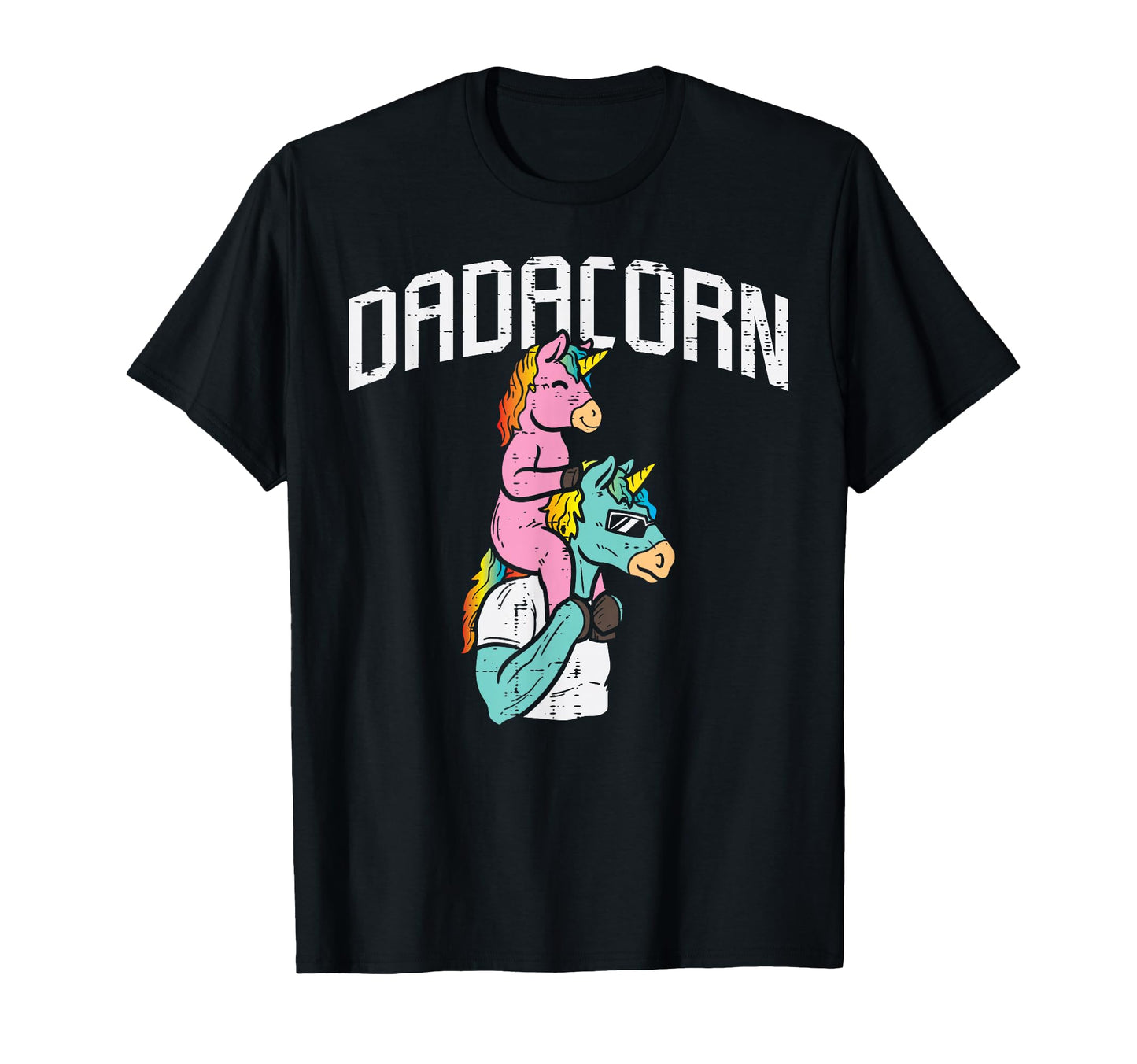 Dadacorn Dadicorn Unicorn Dad Fathers T-Shirt - Unique Graphic for Adults - T-Shirt, Sweatshirt, Hoodie