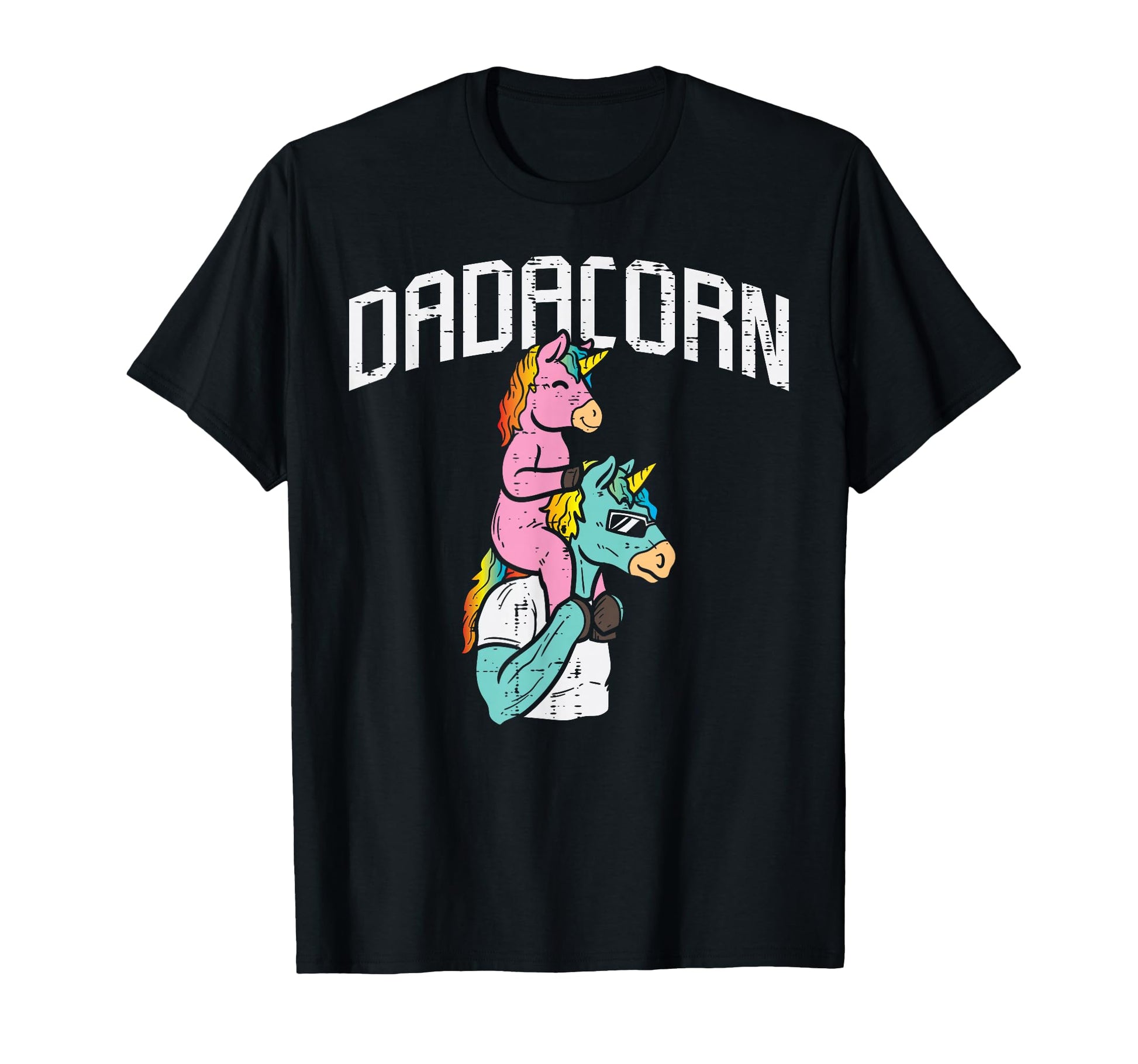 Dadacorn Dadicorn Unicorn Dad Fathers T-Shirt - Unique Graphic for Adults - T-Shirt, Sweatshirt, Hoodie