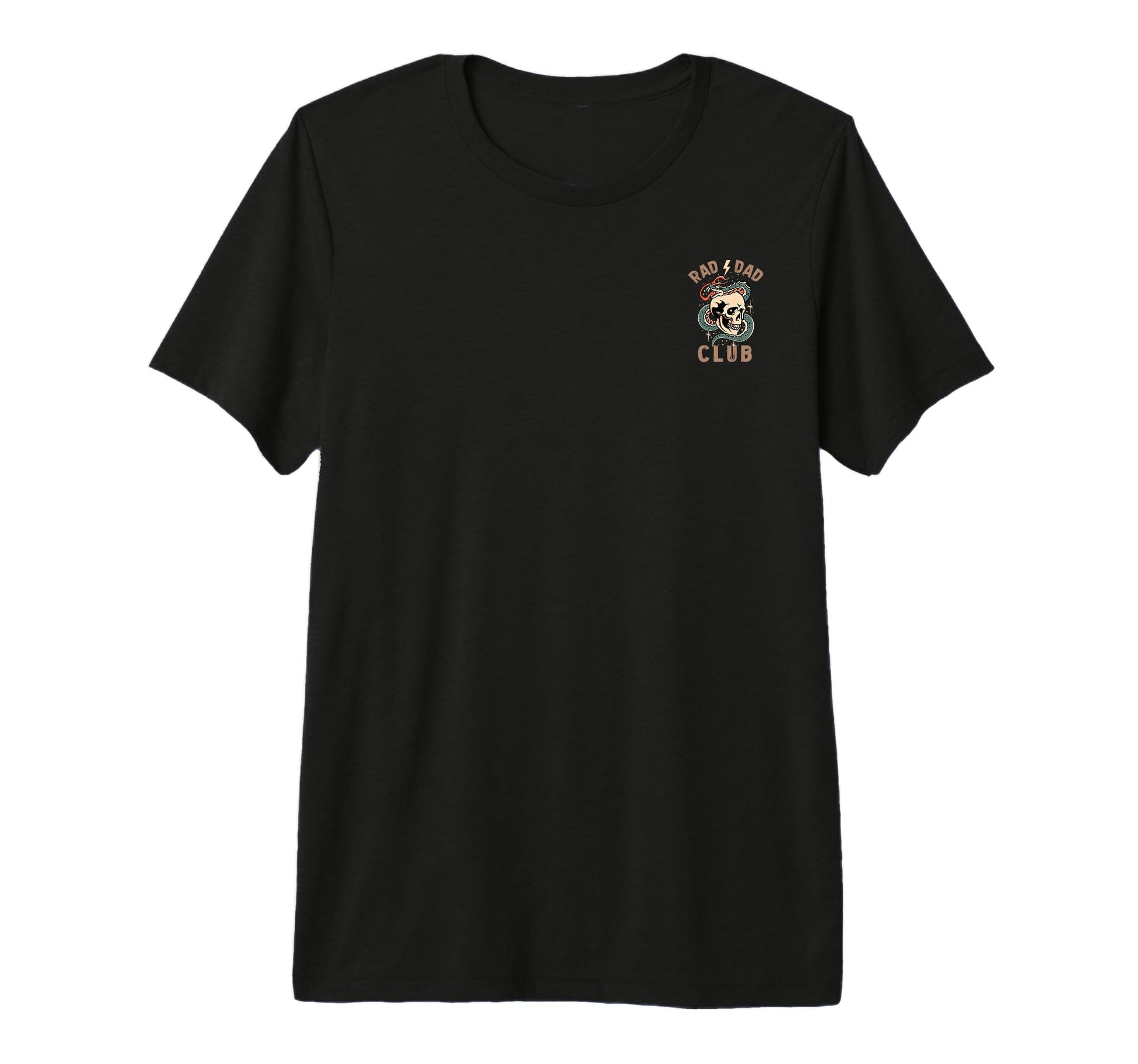 2 Sided Rad Dad Club Funny Rad T-Shirt - Casual Everyday Wear Men Women - T-Shirt, Sweatshirt, Hoodie