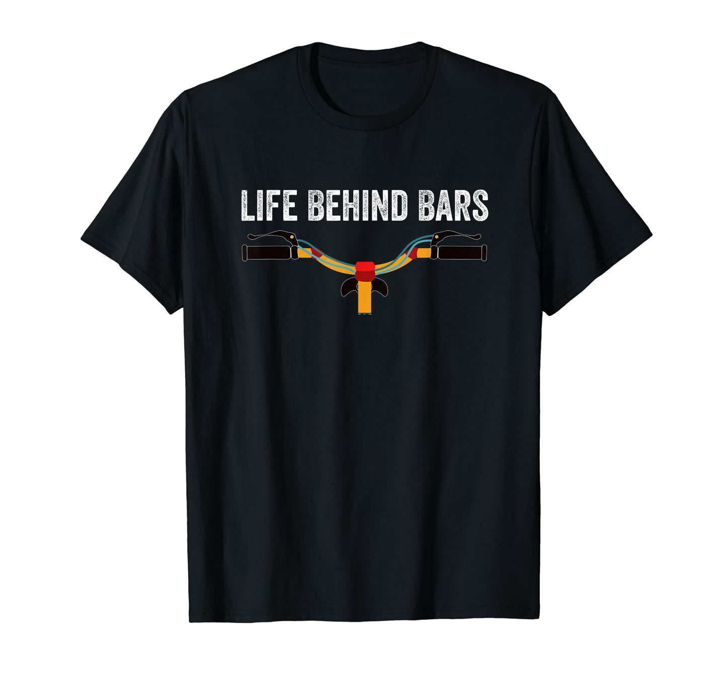 Life Behind Bars Cycling Bicycle T-Shirt - Custom Art Print Men Women - T-Shirt, Sweatshirt, Hoodie