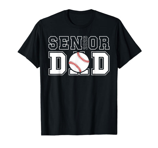 Baseball Senior Dad Senior Baseball T-Shirt - Custom Art Print for Adults - T-Shirt, Sweatshirt, Hoodie